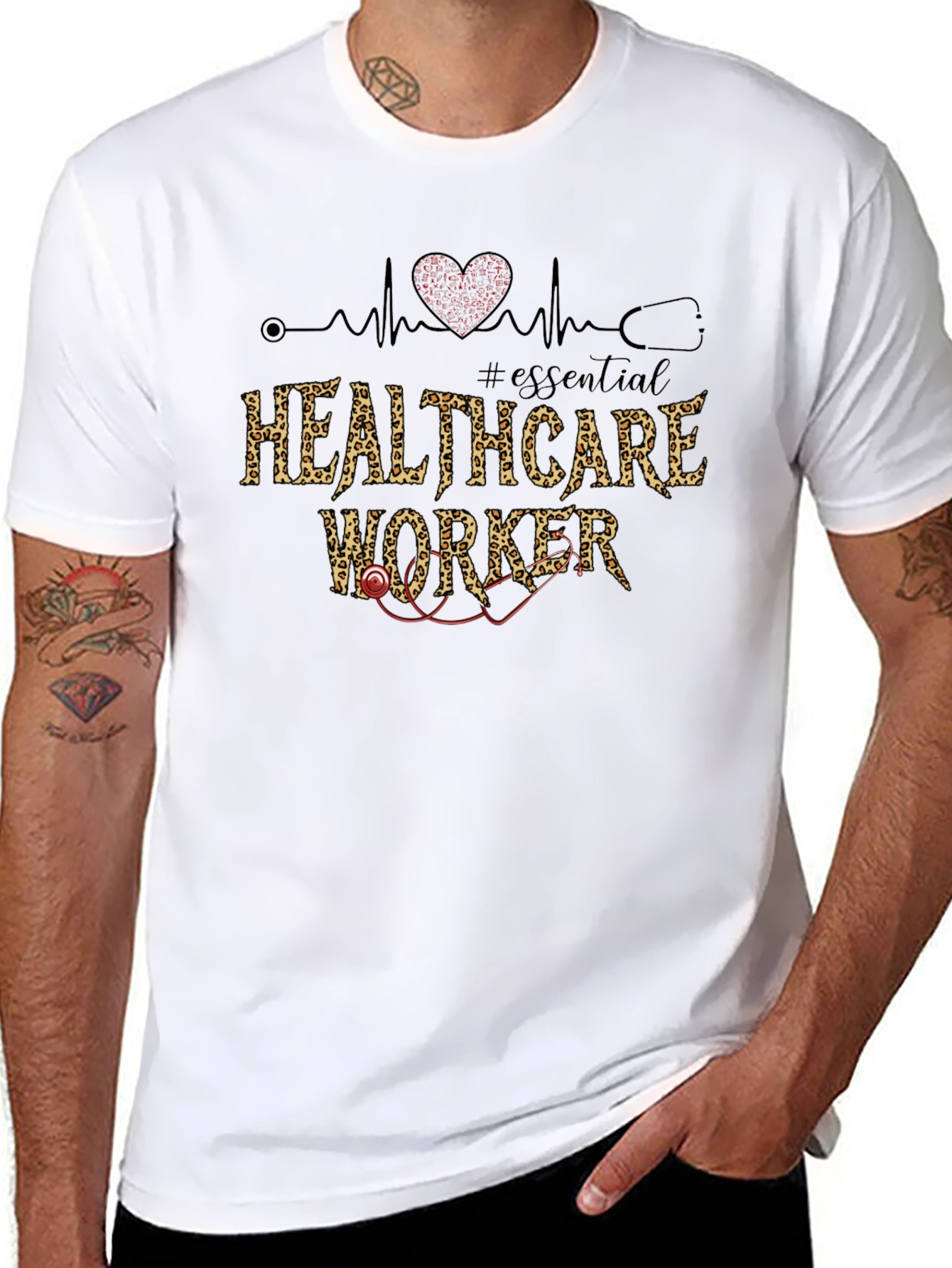 Essential Healthcare Worker Graphic Tee