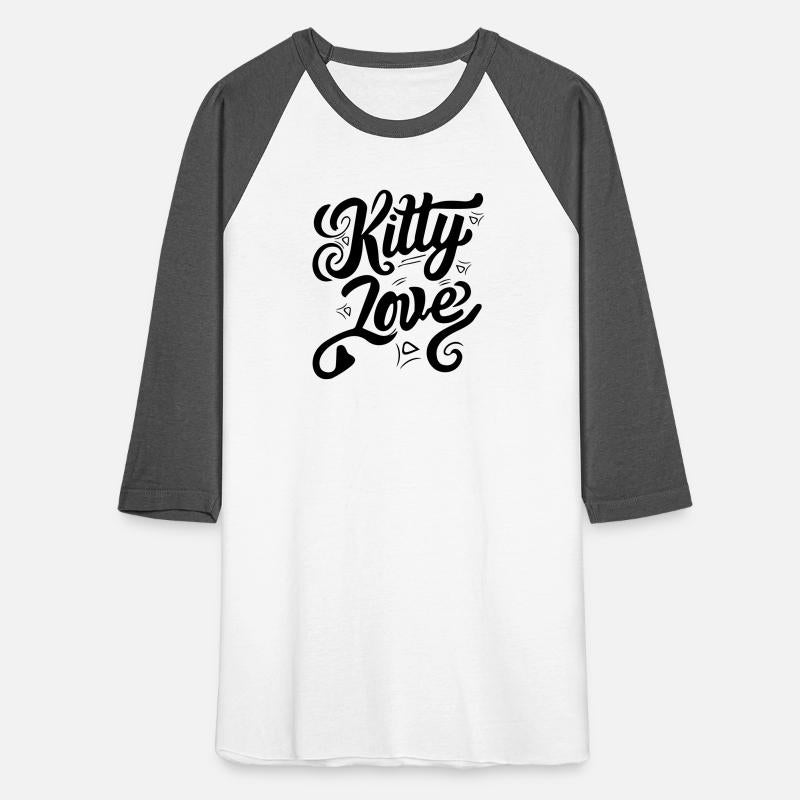 typography T shirt design Kitty Love
