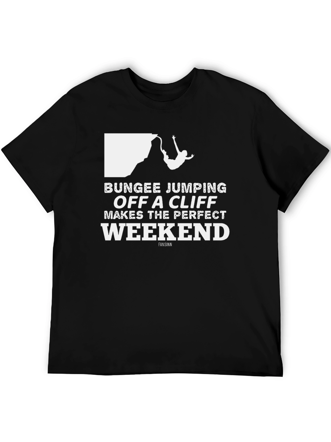 Bungee Jumping Weekend Black T-Shirt