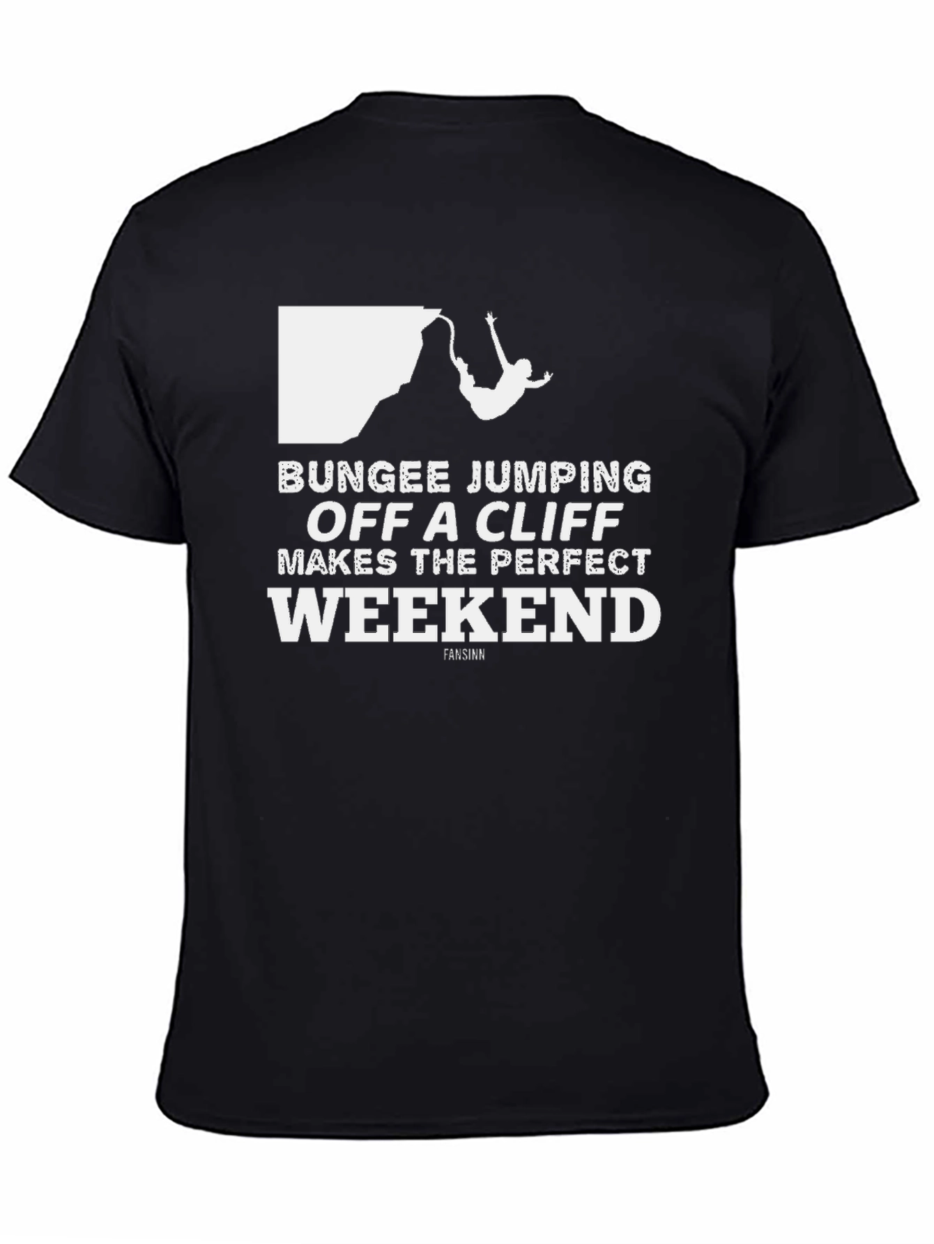 Bungee Jumping Weekend Black T-Shirt