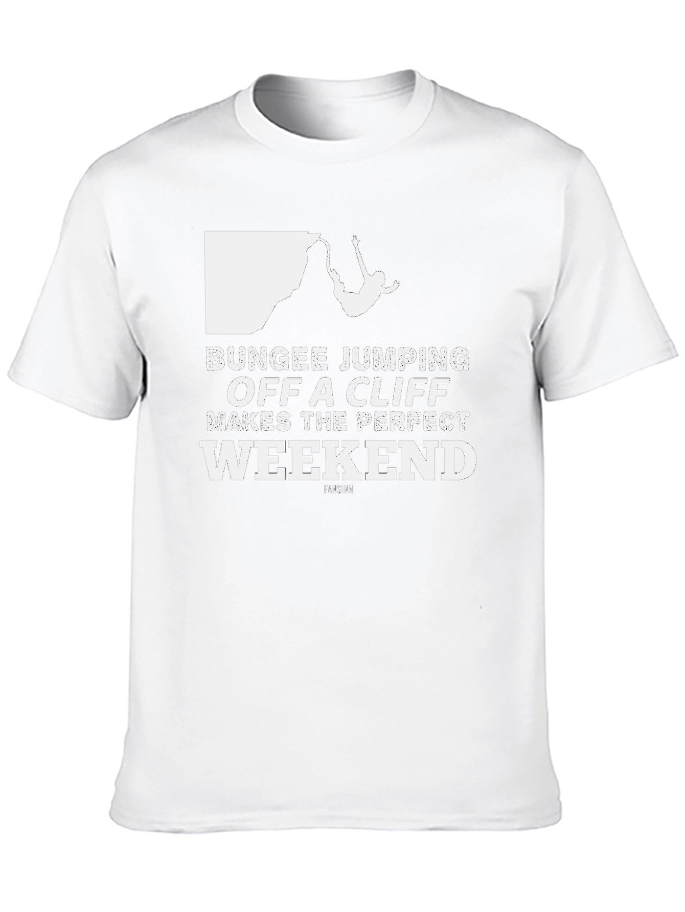 Bungee Jumping Weekend Black T-Shirt
