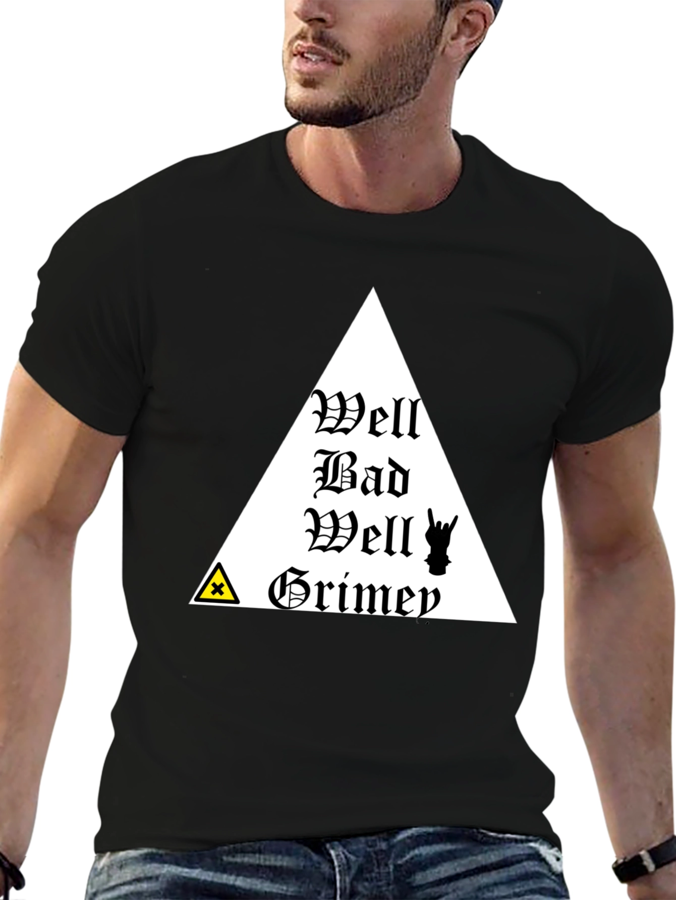 Well Bad Well Grimey Black T-Shirt