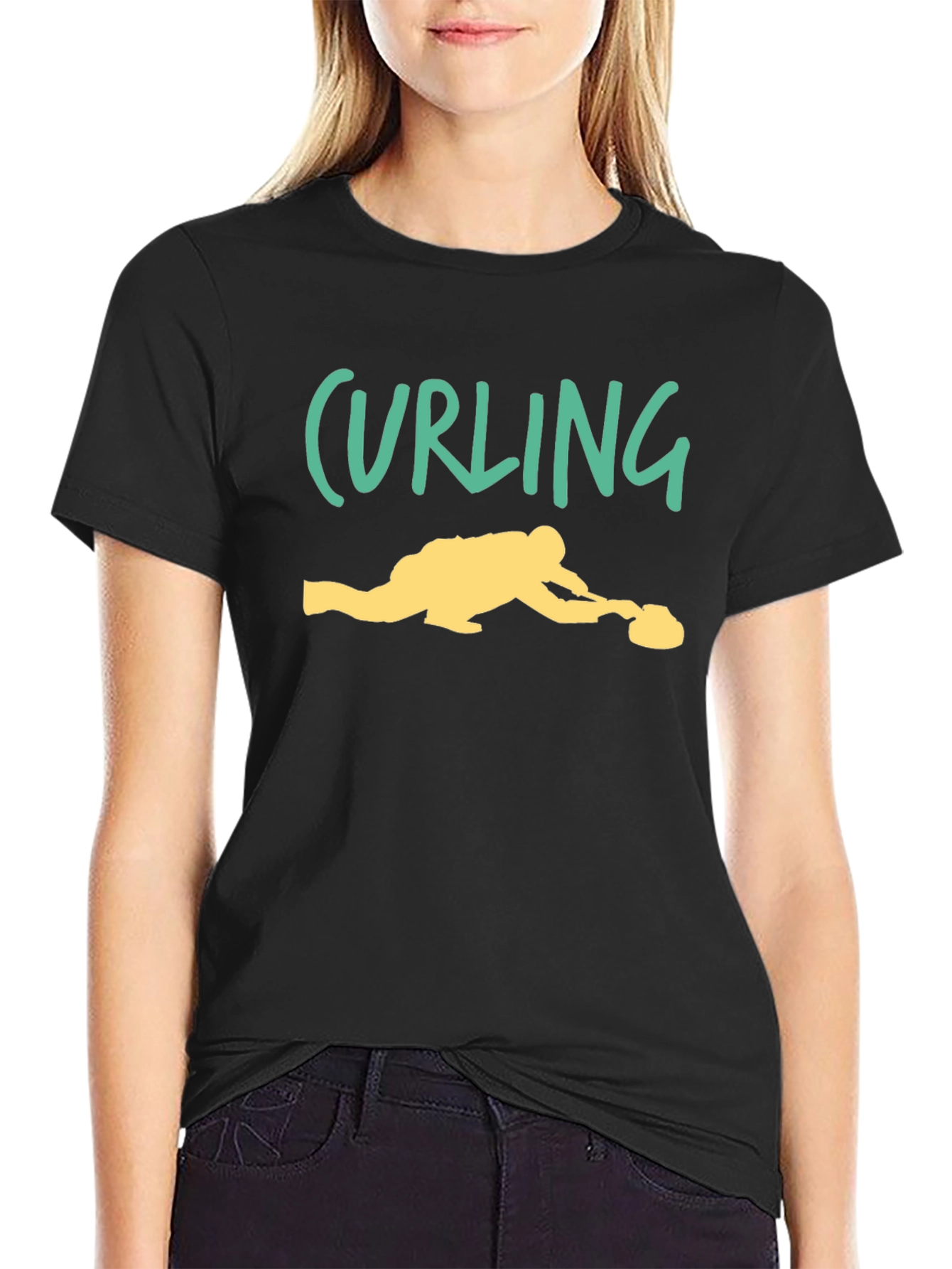 Curling Sport T-Shirt | Fun Graphic Tee