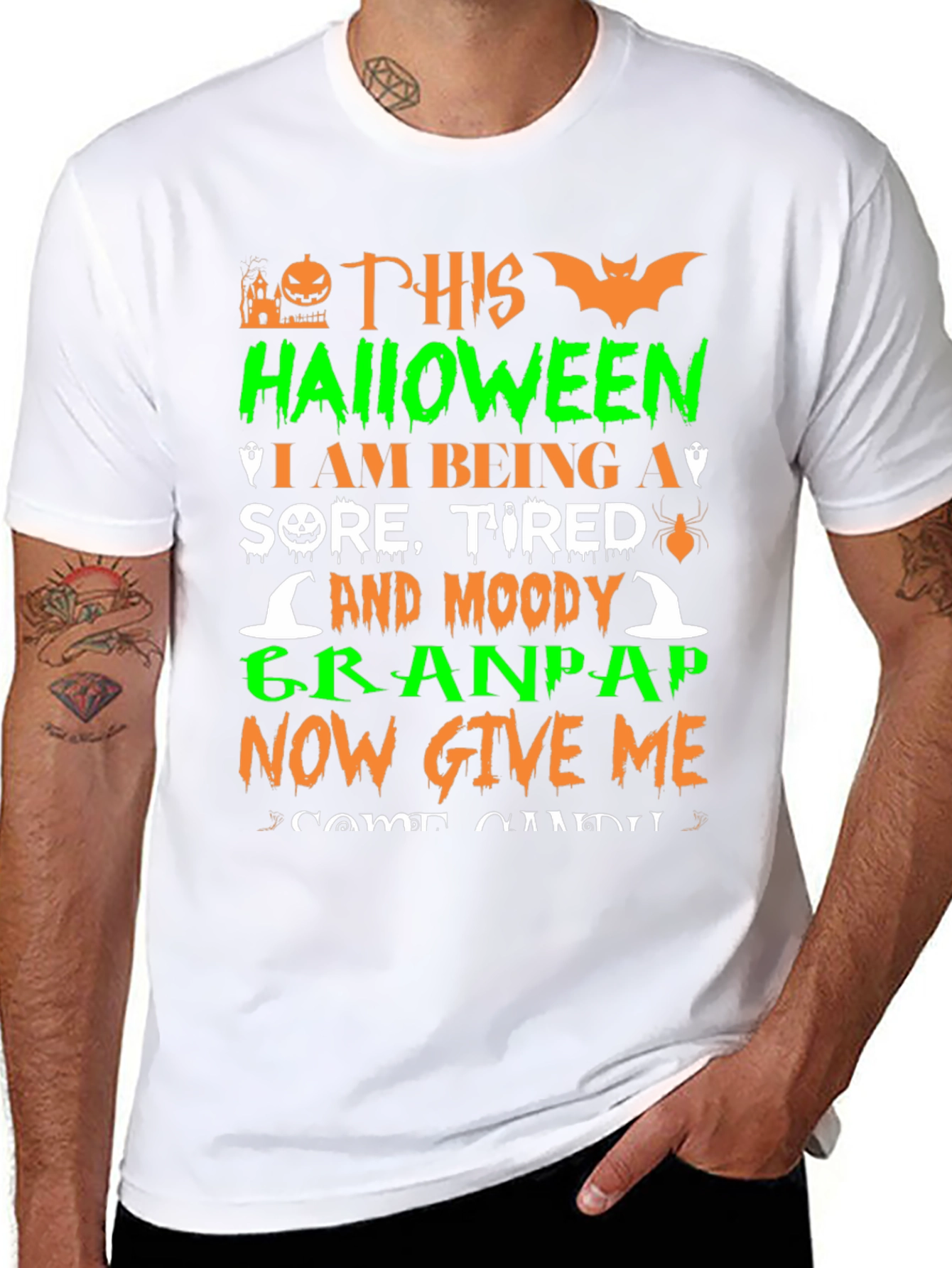 Funny Halloween Grandpap T-Shirt