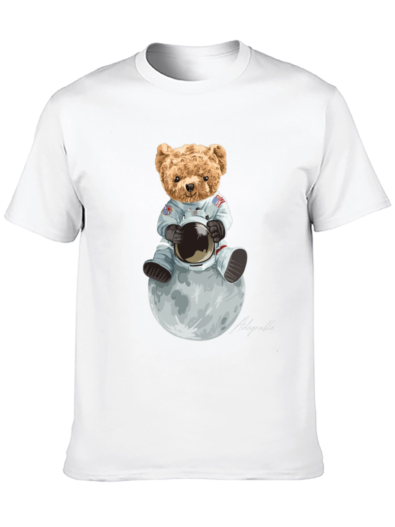 Astronaut Teddy Bear Moon T-Shirt