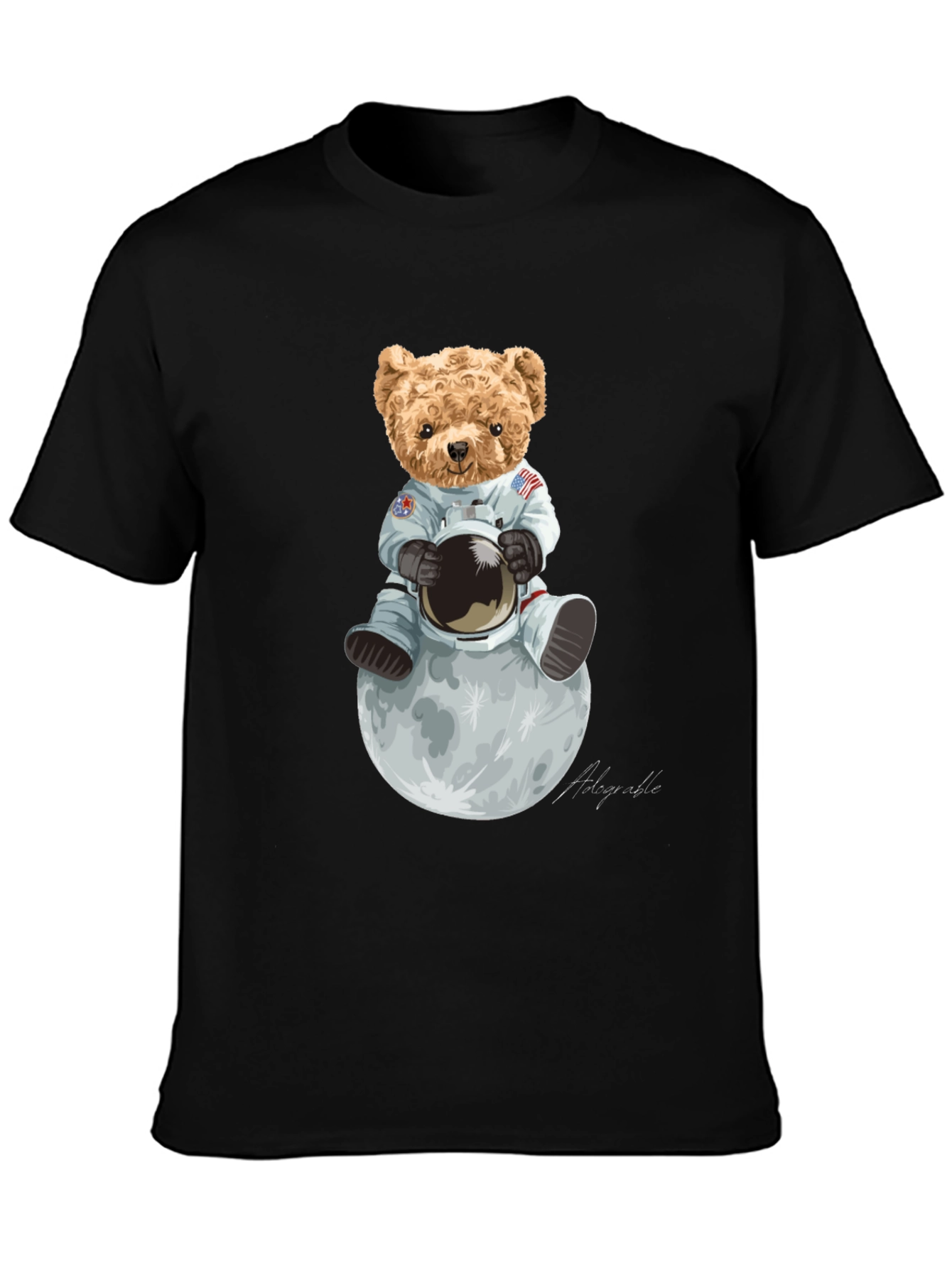 Astronaut Teddy Bear Moon T-Shirt