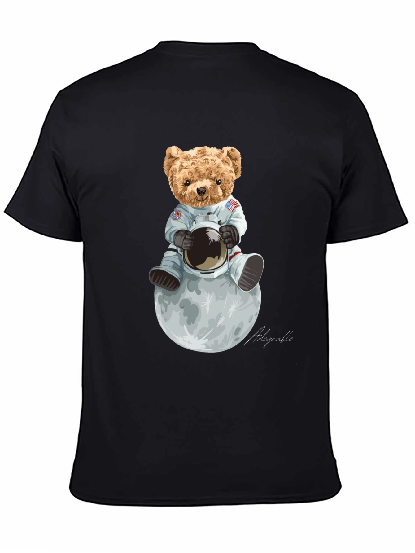 Astronaut Teddy Bear Moon T-Shirt