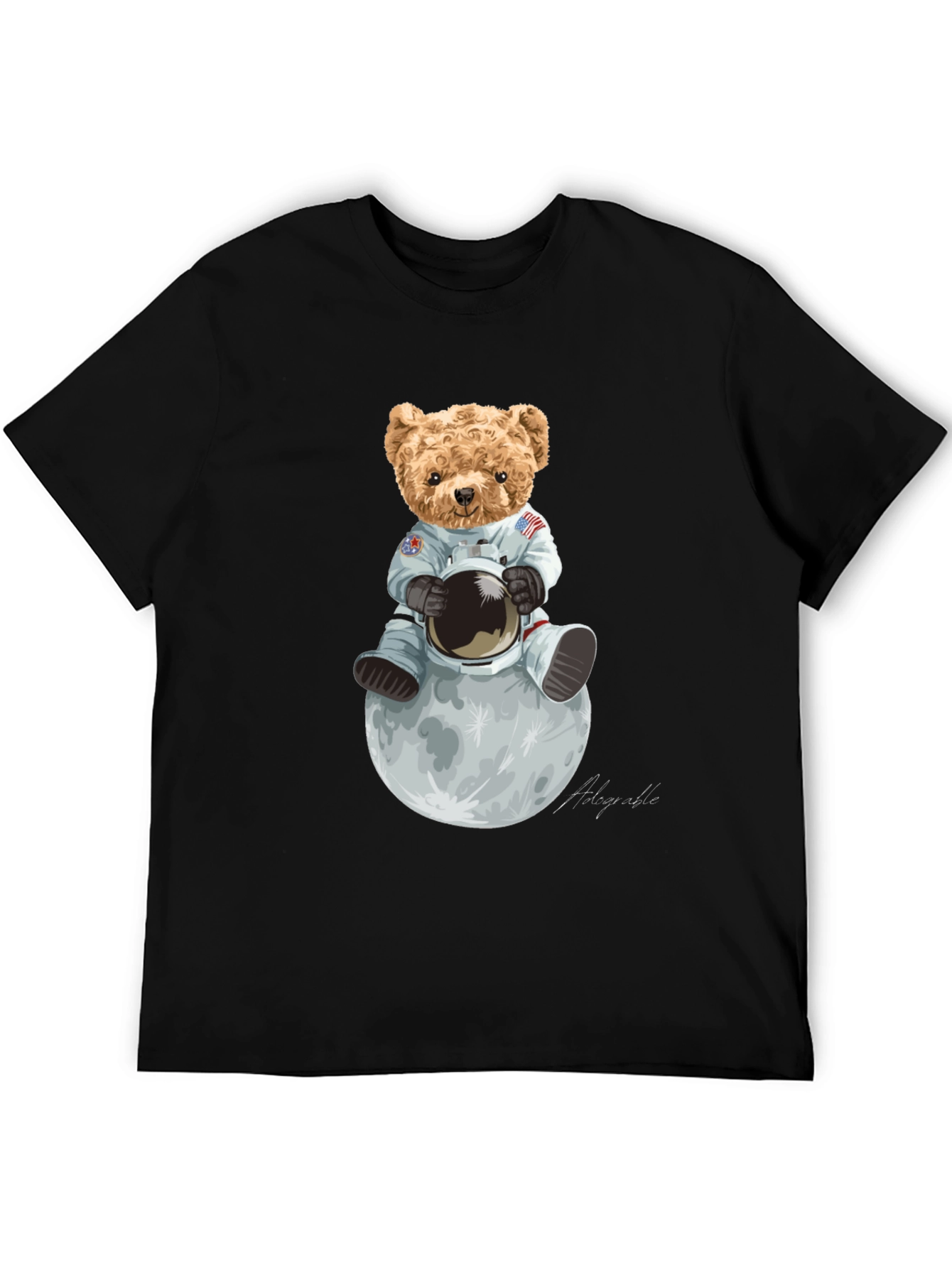 Astronaut Teddy Bear Moon T-Shirt