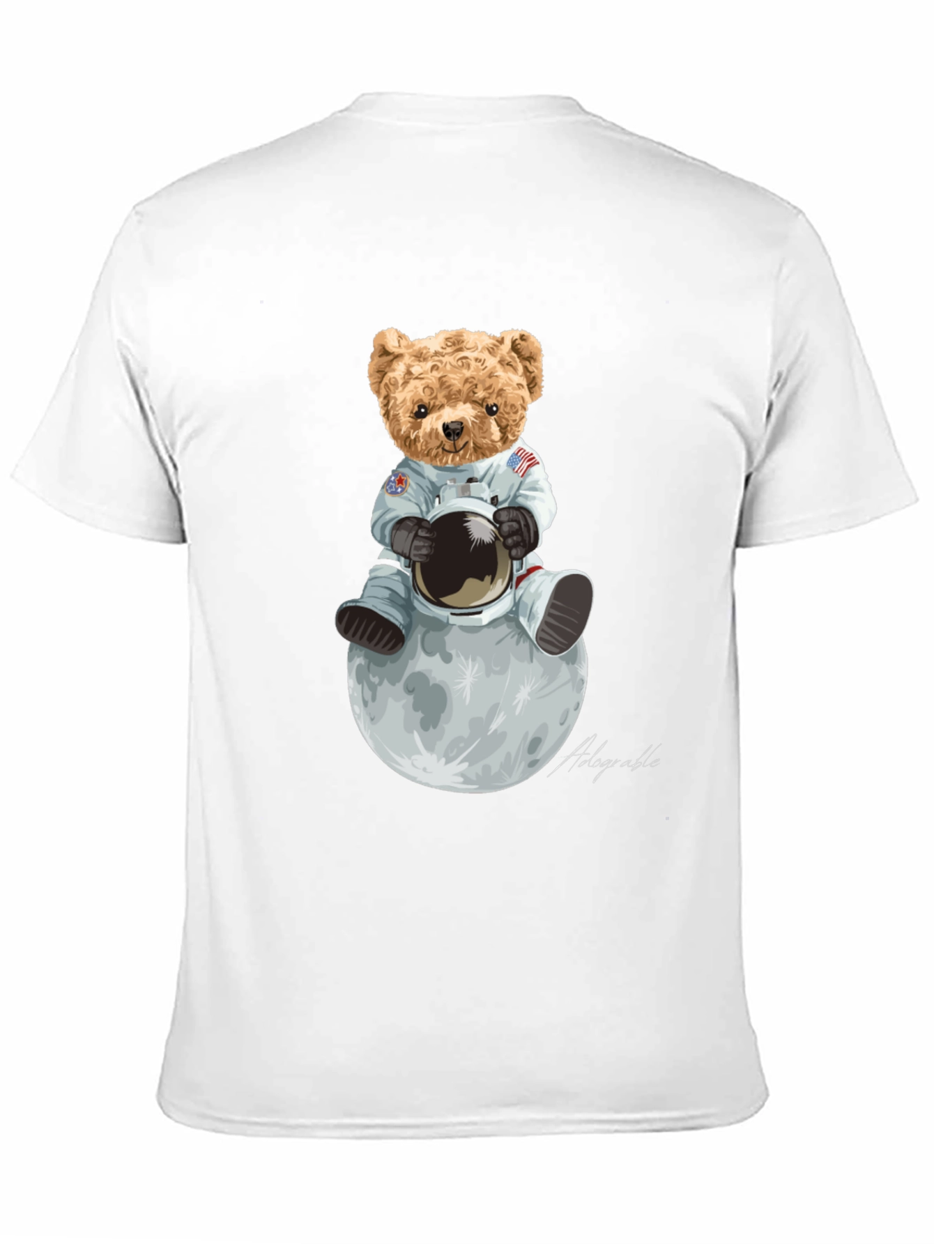 Astronaut Teddy Bear Moon T-Shirt