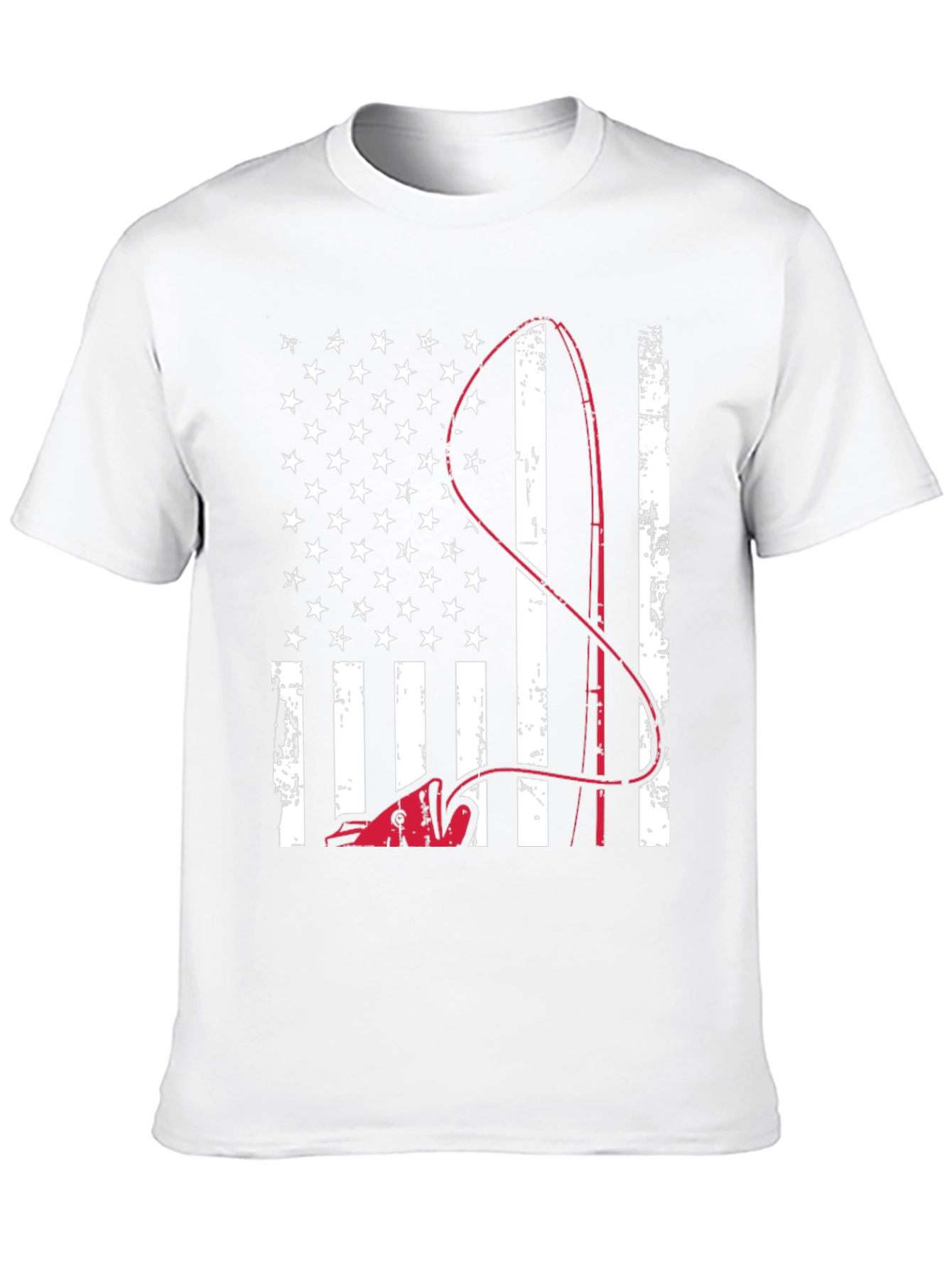 American Flag Fishing T-Shirt