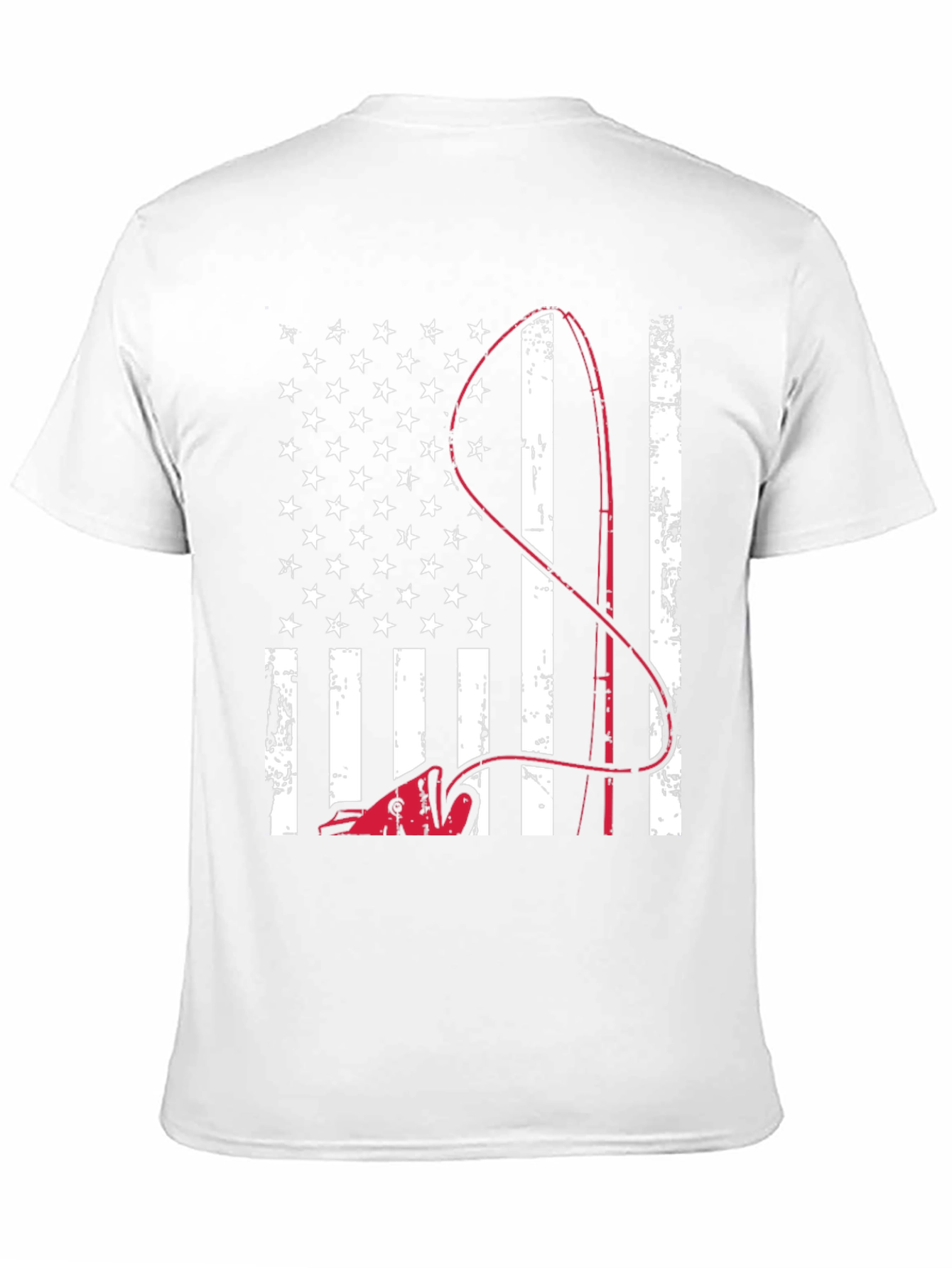 American Flag Fishing T-Shirt