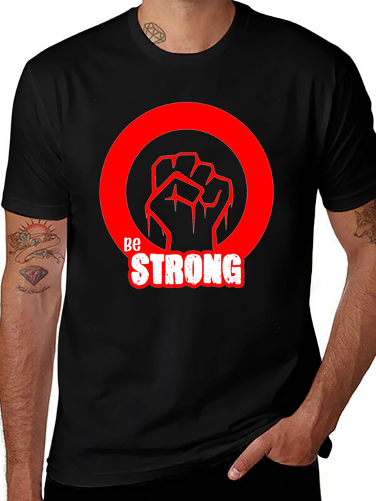 Be Strong Graphic Tee - Black