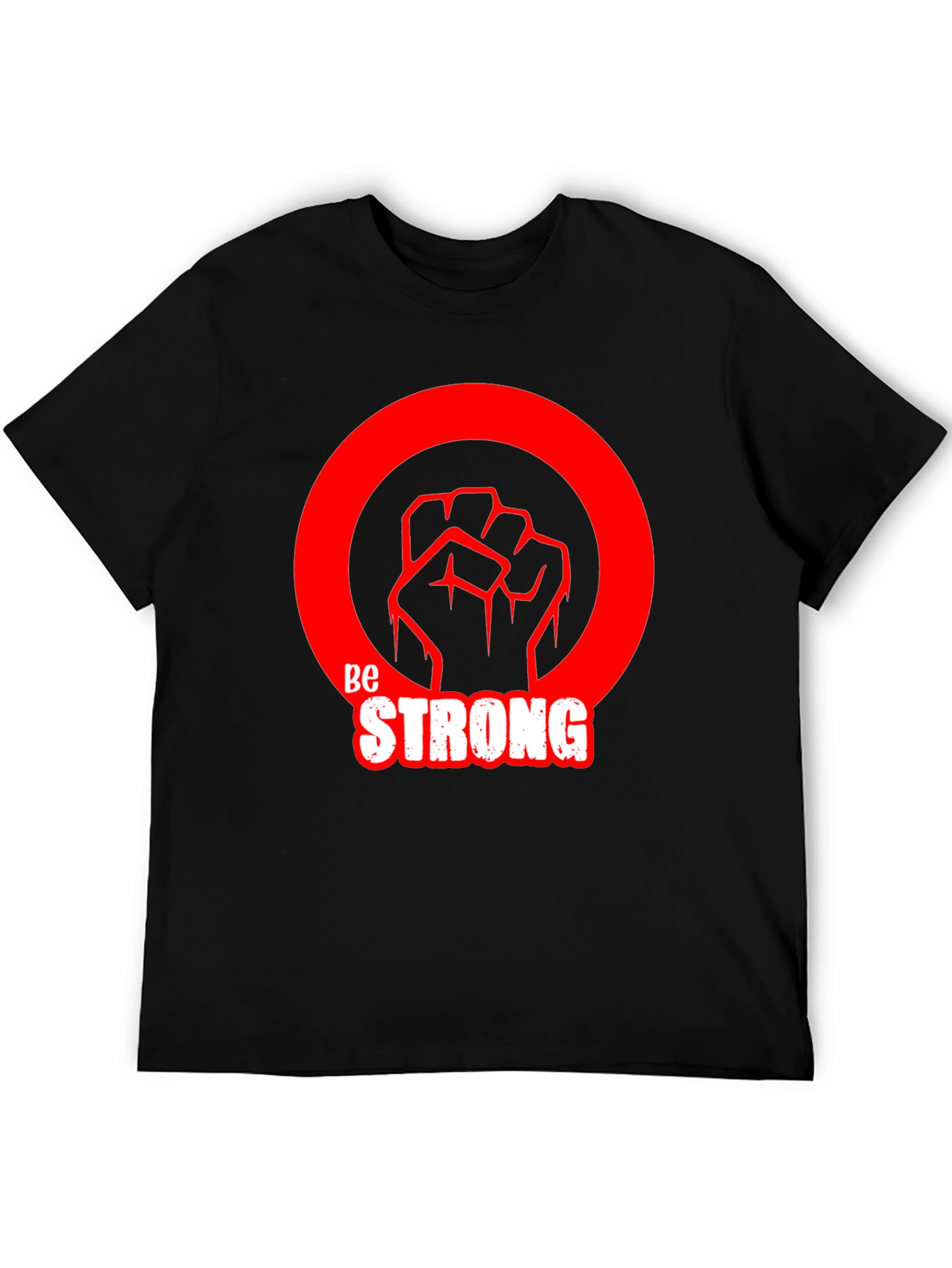 Be Strong Graphic Tee - Black
