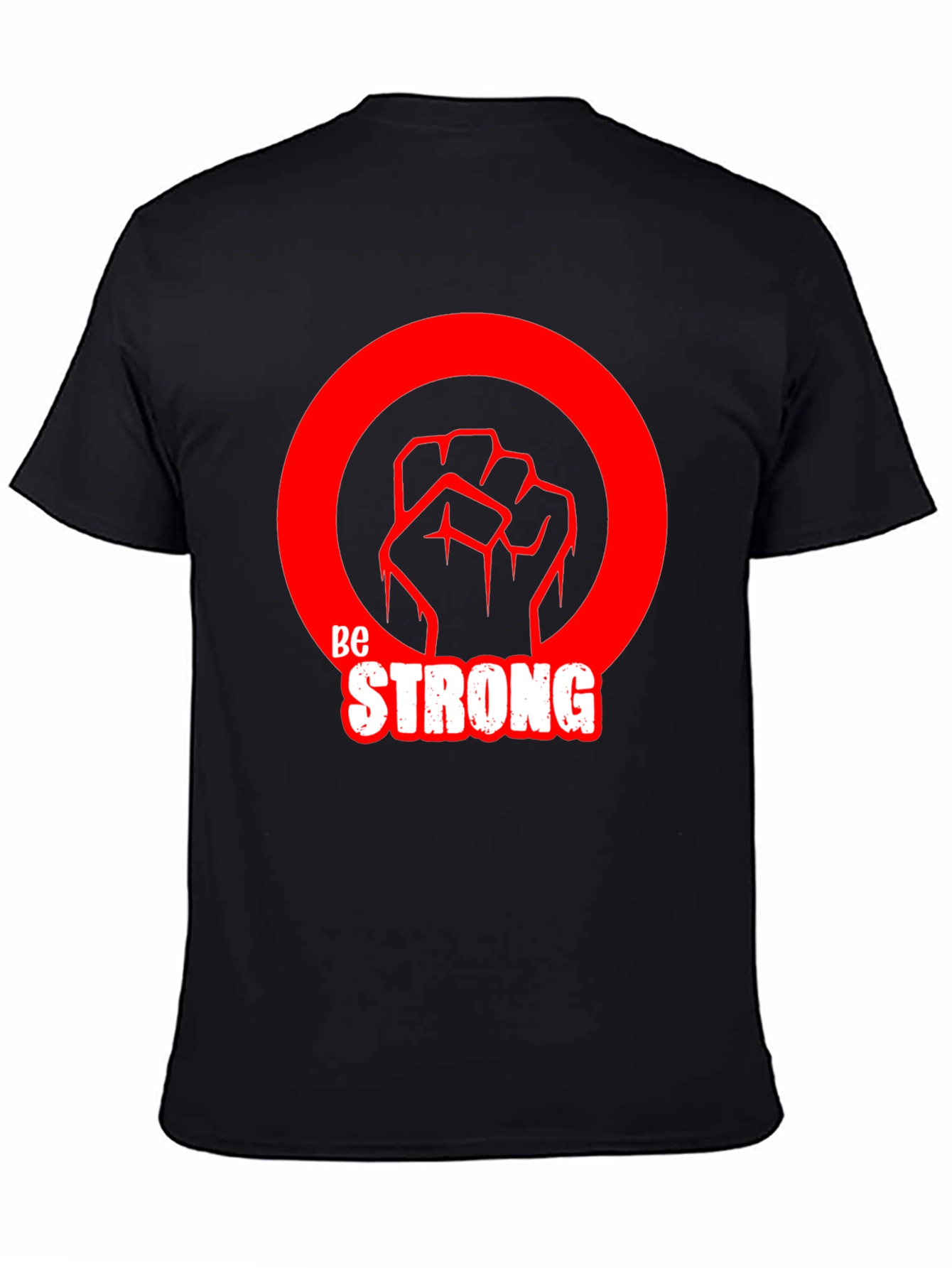 Be Strong Graphic Tee - Black