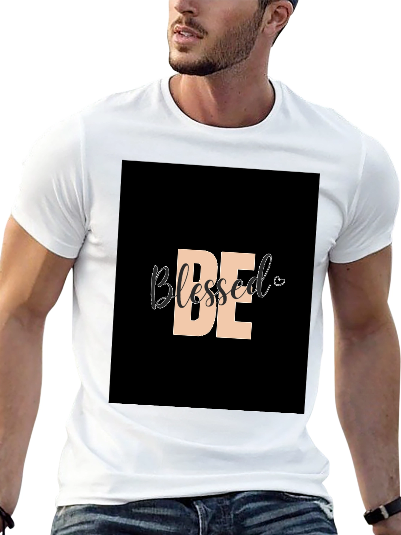 Be Blessed Graphic Tee - Stylish Black Shirt