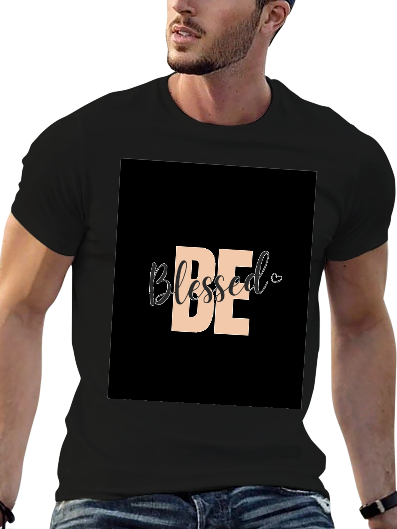 Be Blessed Graphic Tee - Stylish Black Shirt