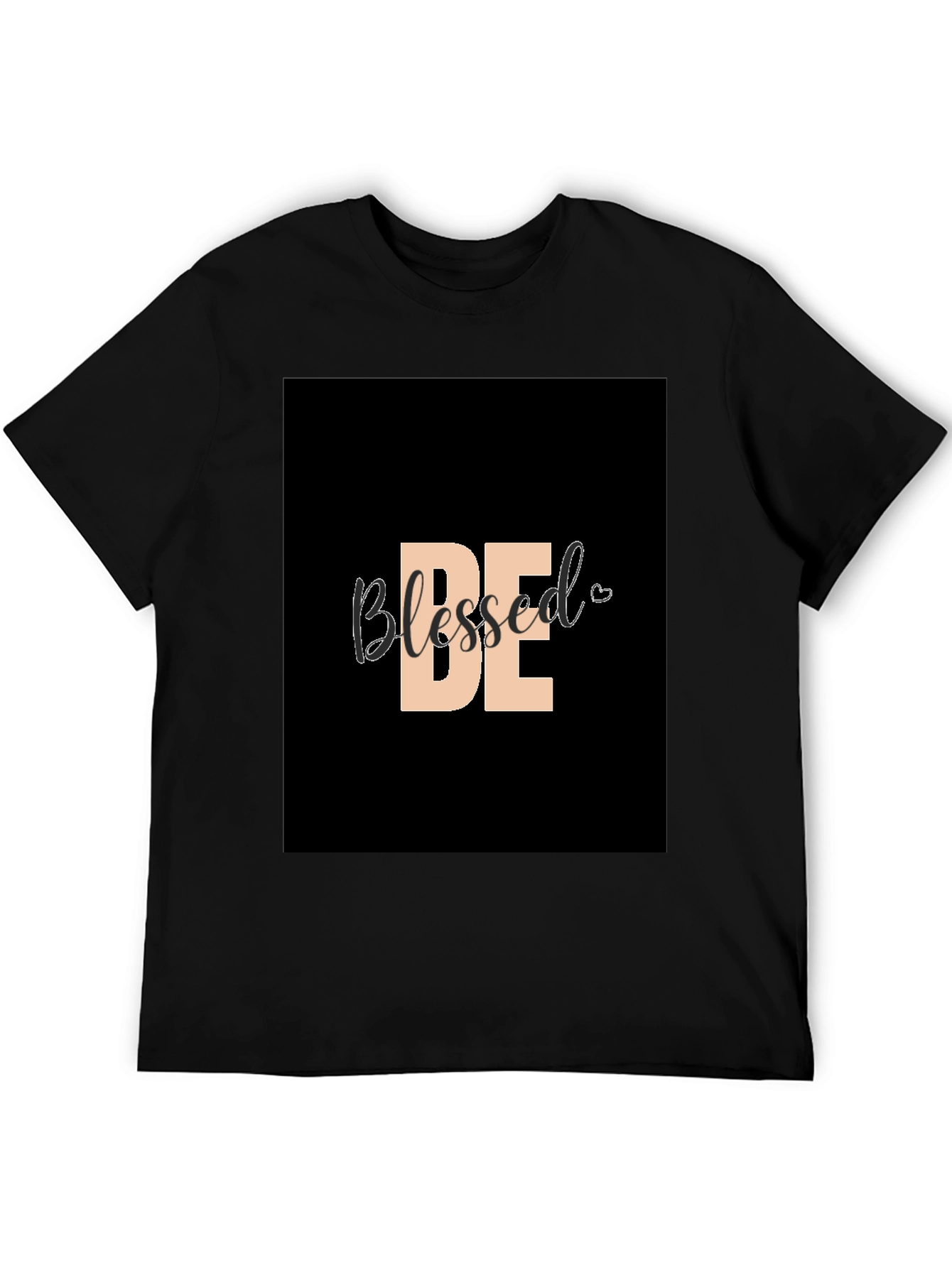Be Blessed Graphic Tee - Stylish Black Shirt