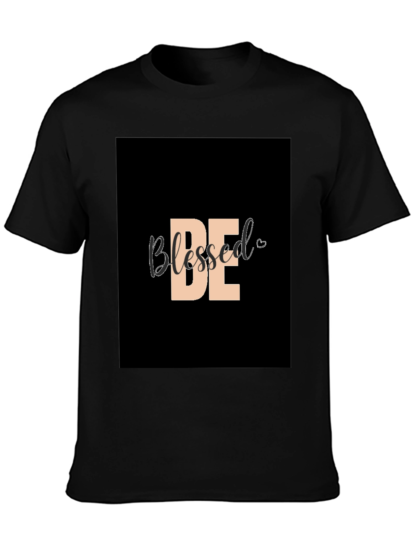 Be Blessed Graphic Tee - Stylish Black Shirt