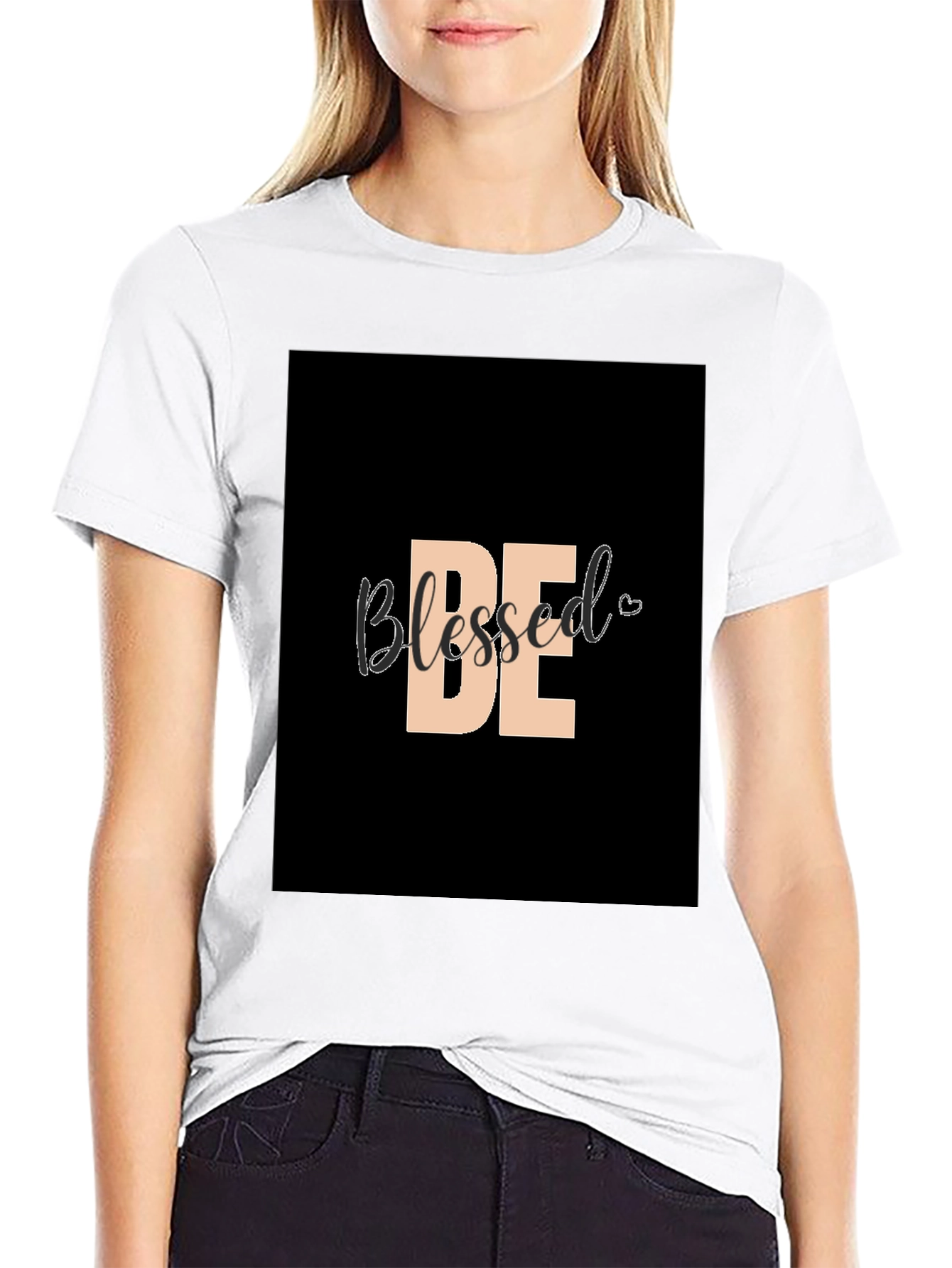 Be Blessed Graphic Tee - Stylish Black Shirt