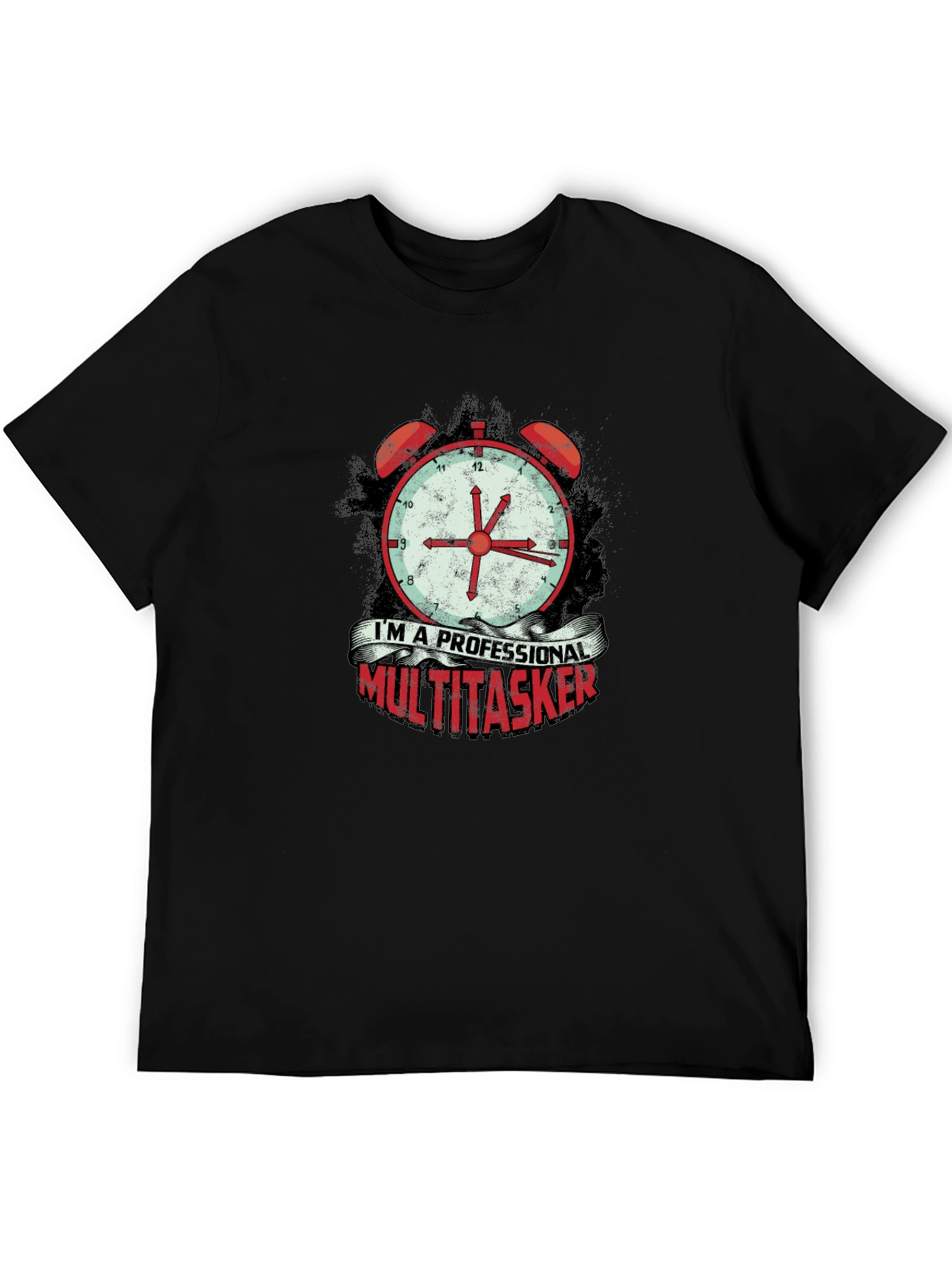 Professional Multitasker Alarm Clock Graphic Tee