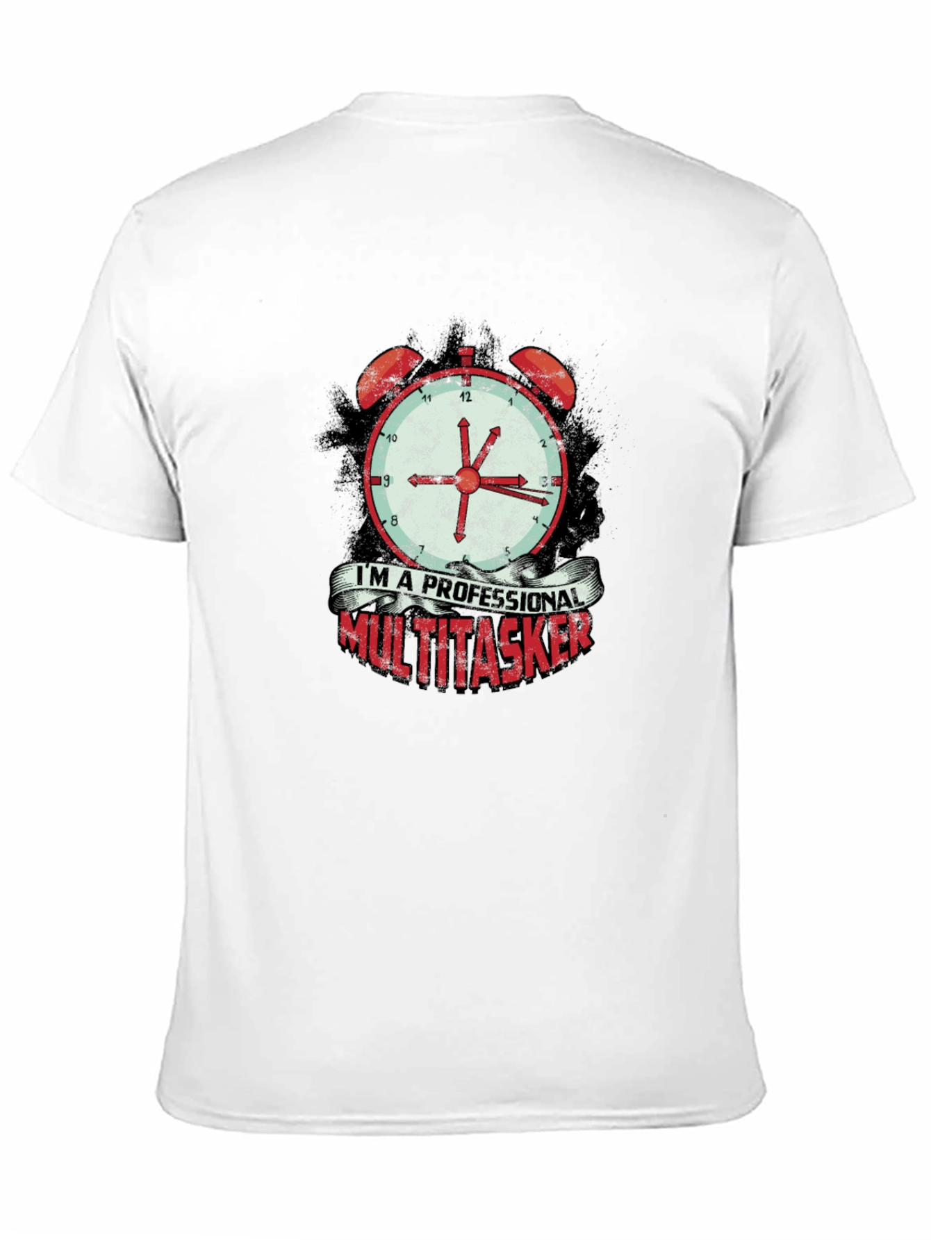 Professional Multitasker Alarm Clock Graphic Tee