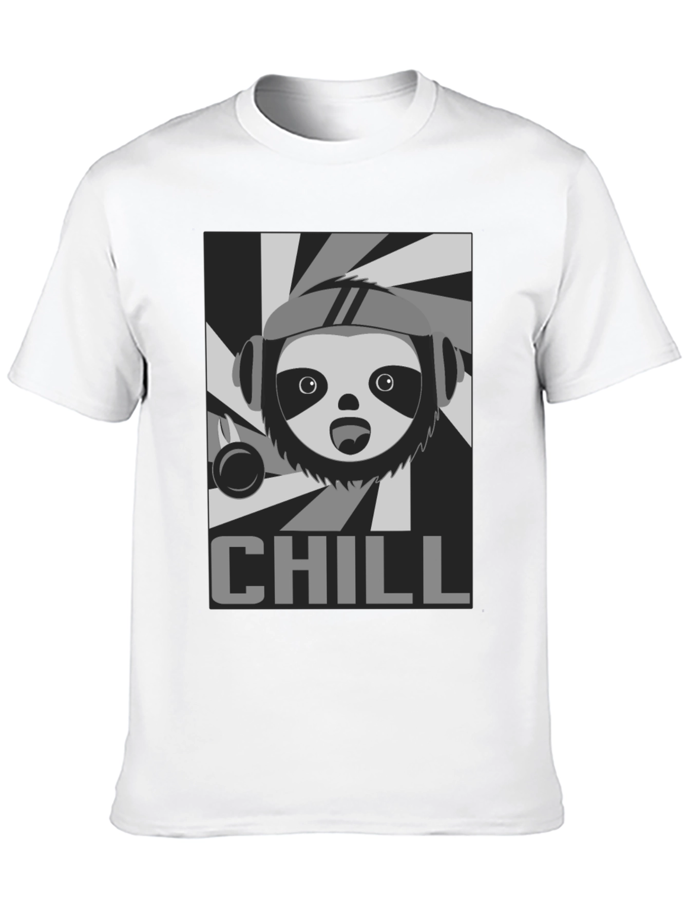 Chill Sloth Graphic T-Shirt - Relaxed Fit