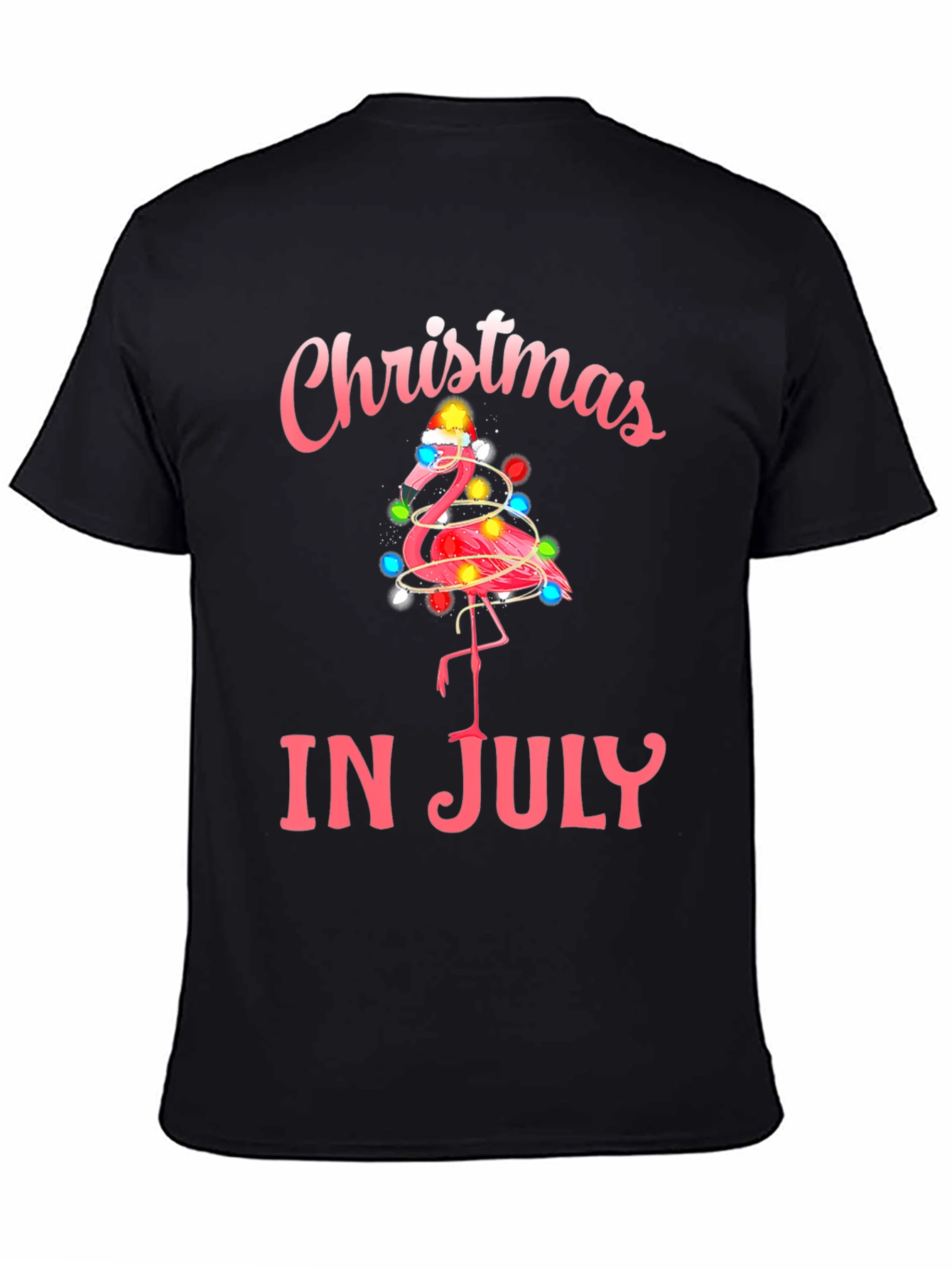 Christmas in July Flamingo T-Shirt