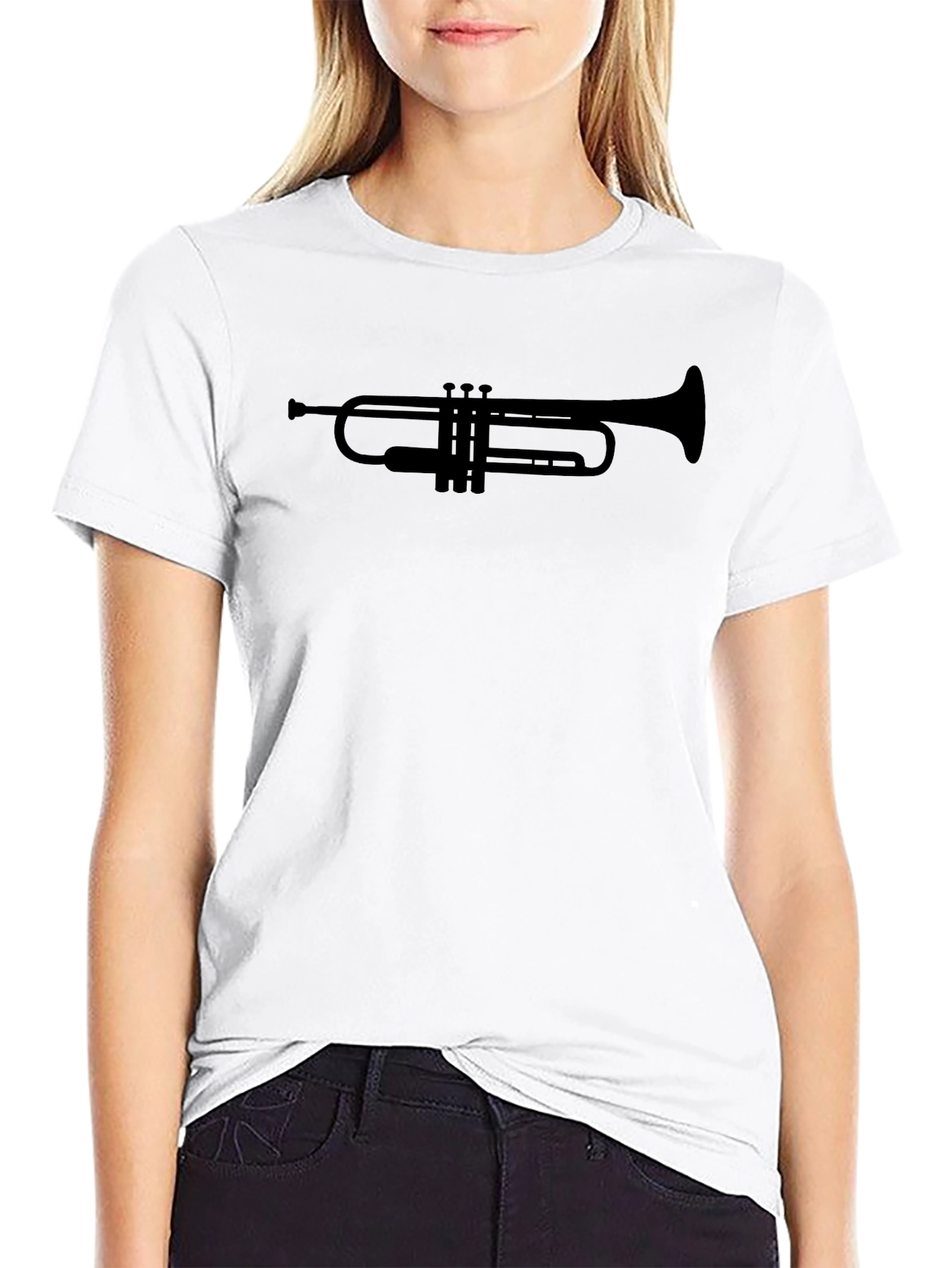 Trumpet Graphic Tee - Musician T-Shirt