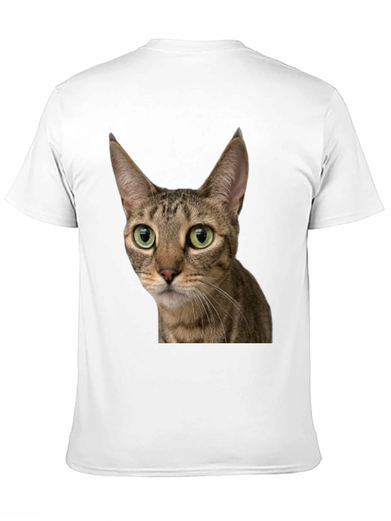 Cat Face Graphic Tee - Unisex Black T-Shirt