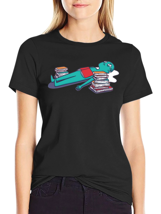 Bookworm Tee - Literary Humor Graphic T-Shirt