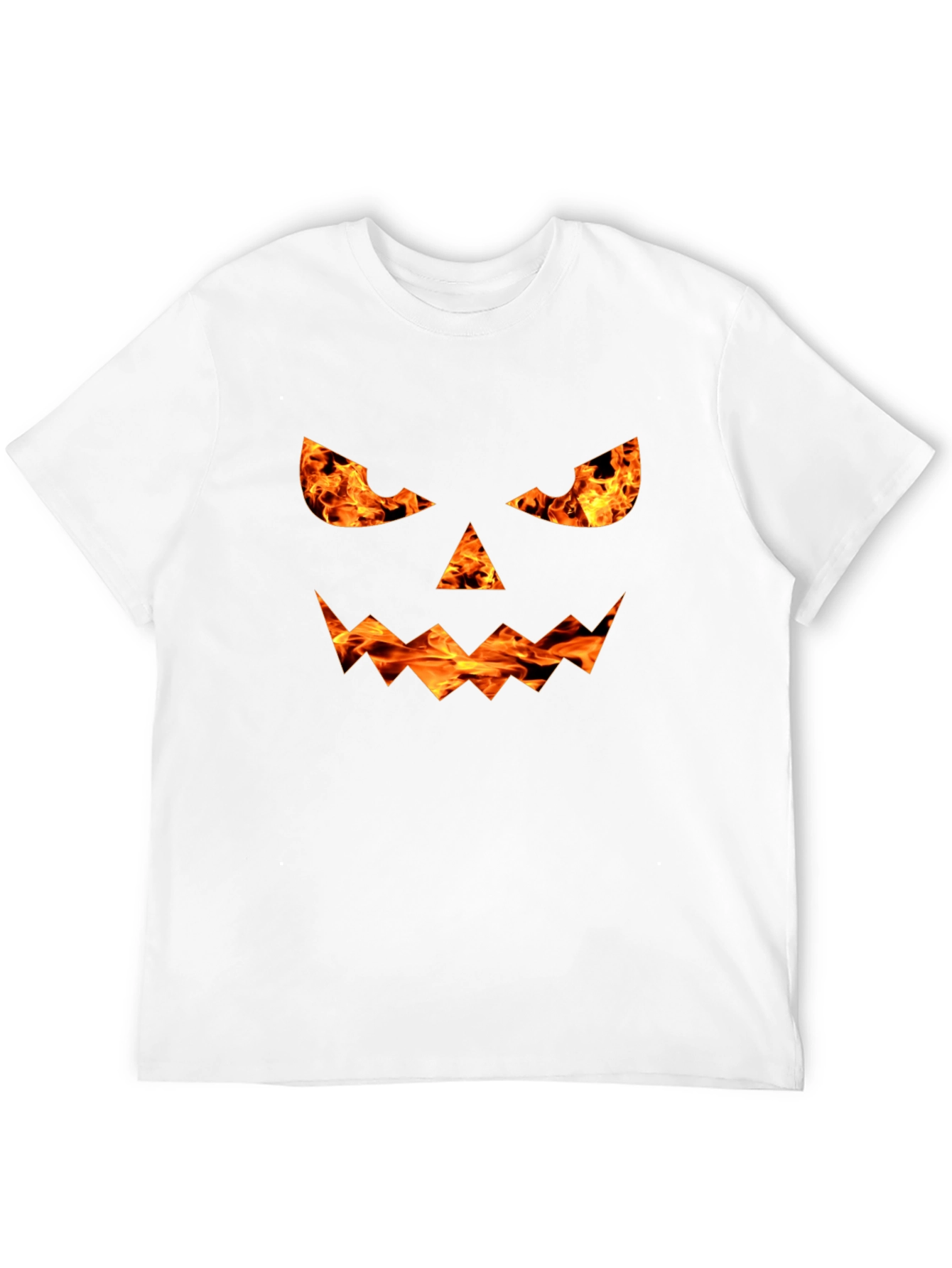 Fiery Jack-o-Lantern Graphic Tee