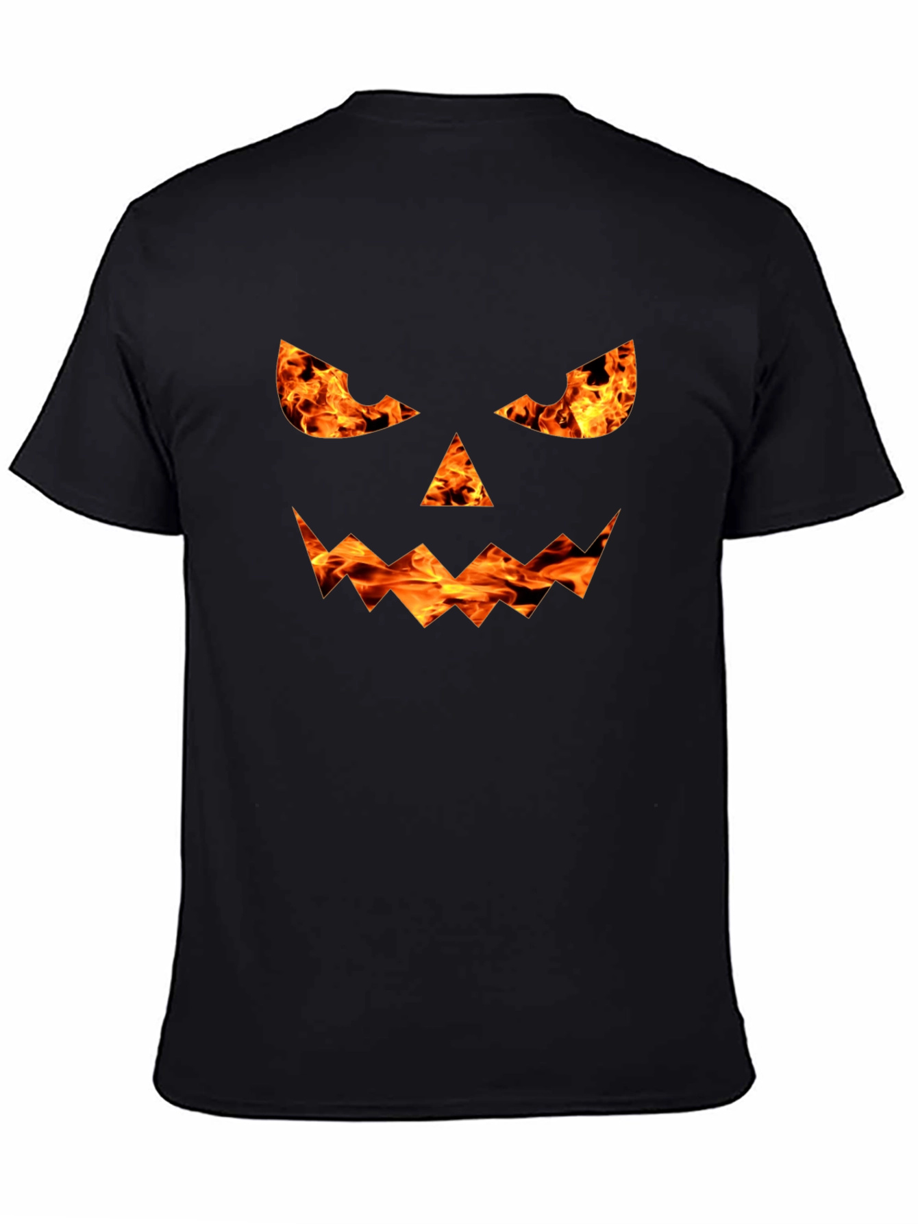 Fiery Jack-o-Lantern Graphic Tee