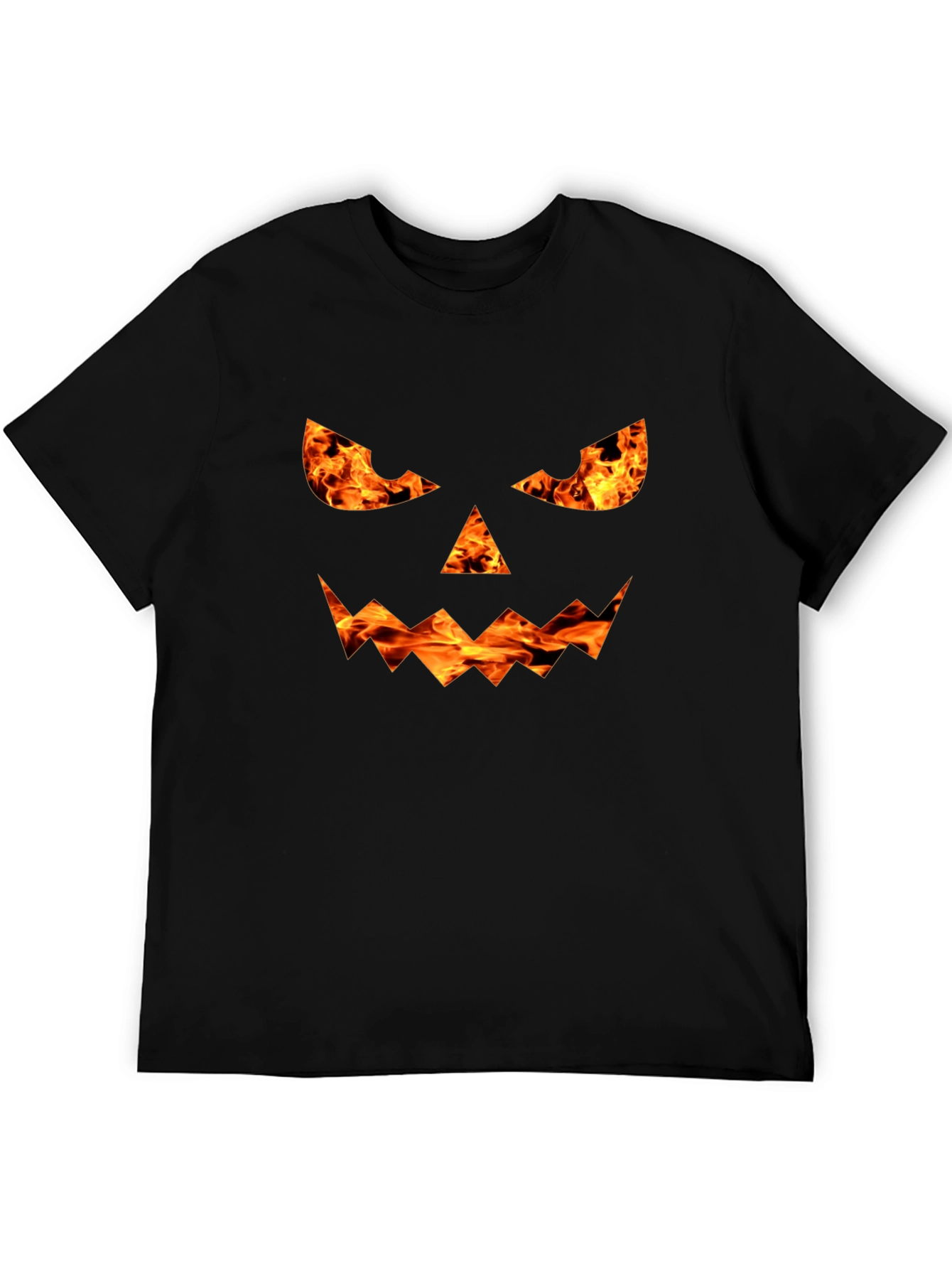Fiery Jack-o-Lantern Graphic Tee