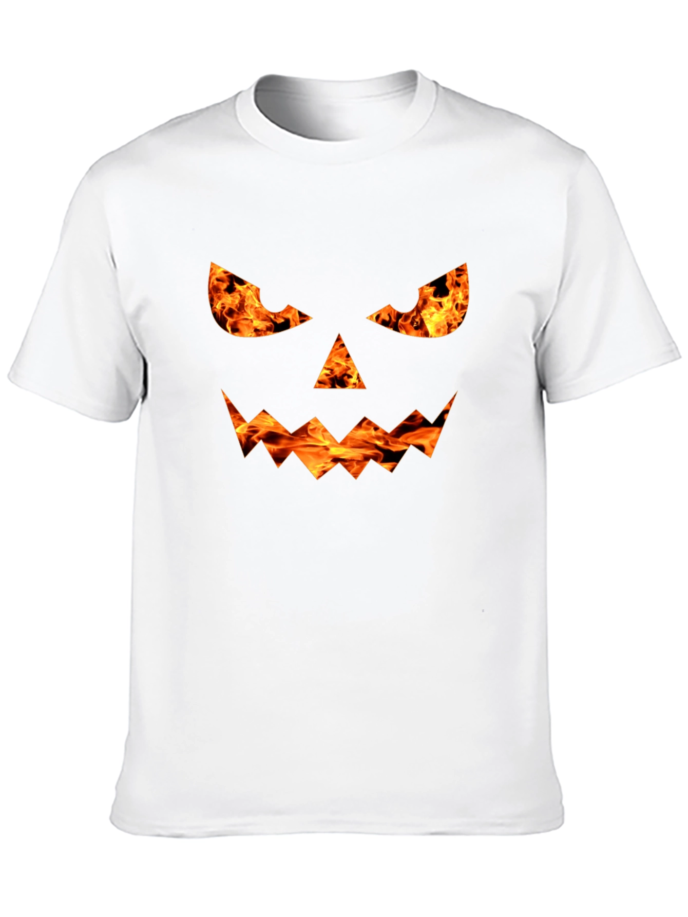 Fiery Jack-o-Lantern Graphic Tee