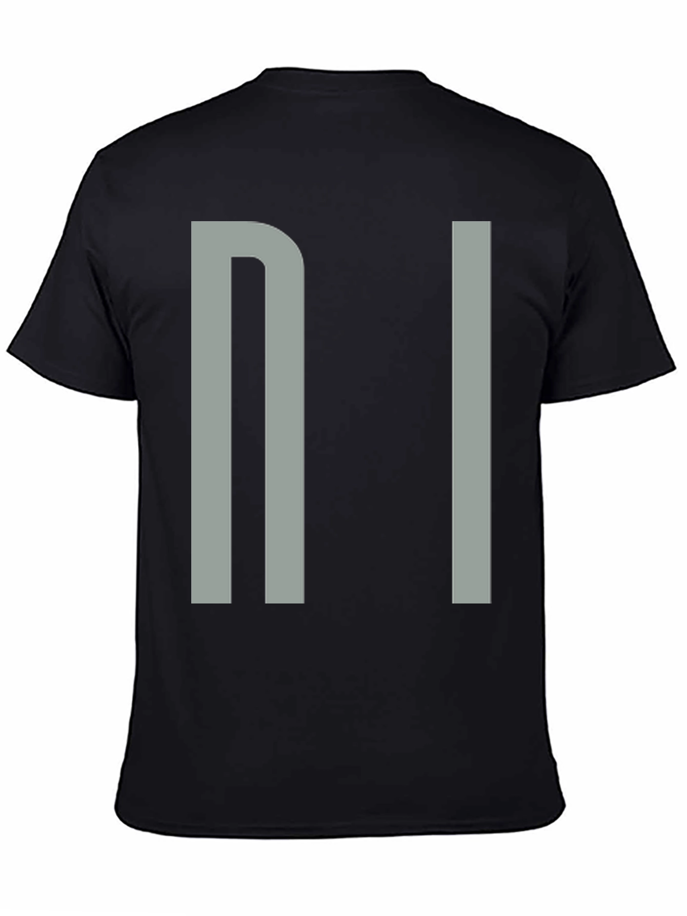 Minimalist NI Graphic Black T-Shirt