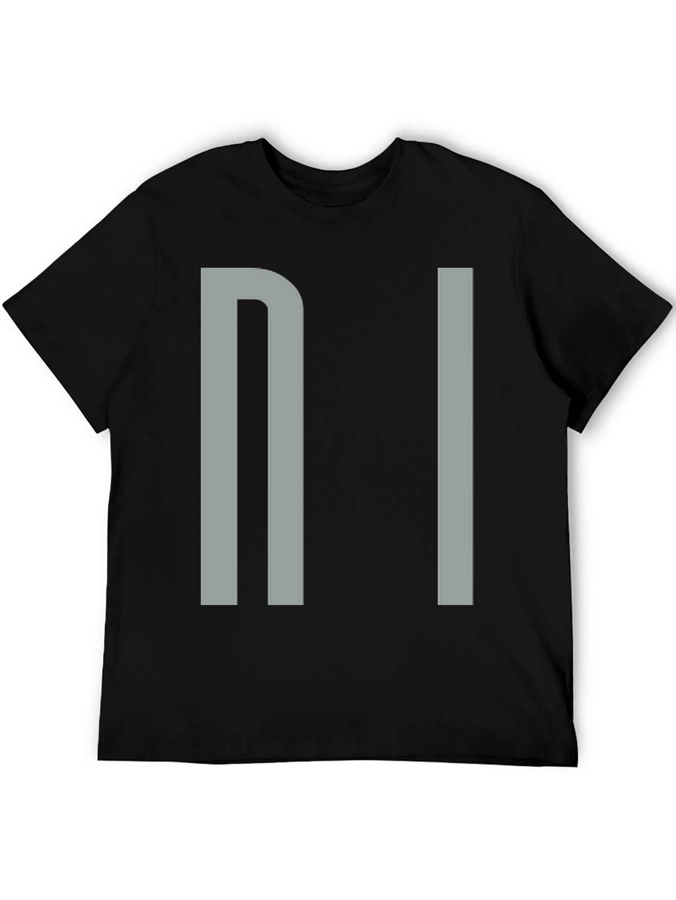Minimalist NI Graphic Black T-Shirt