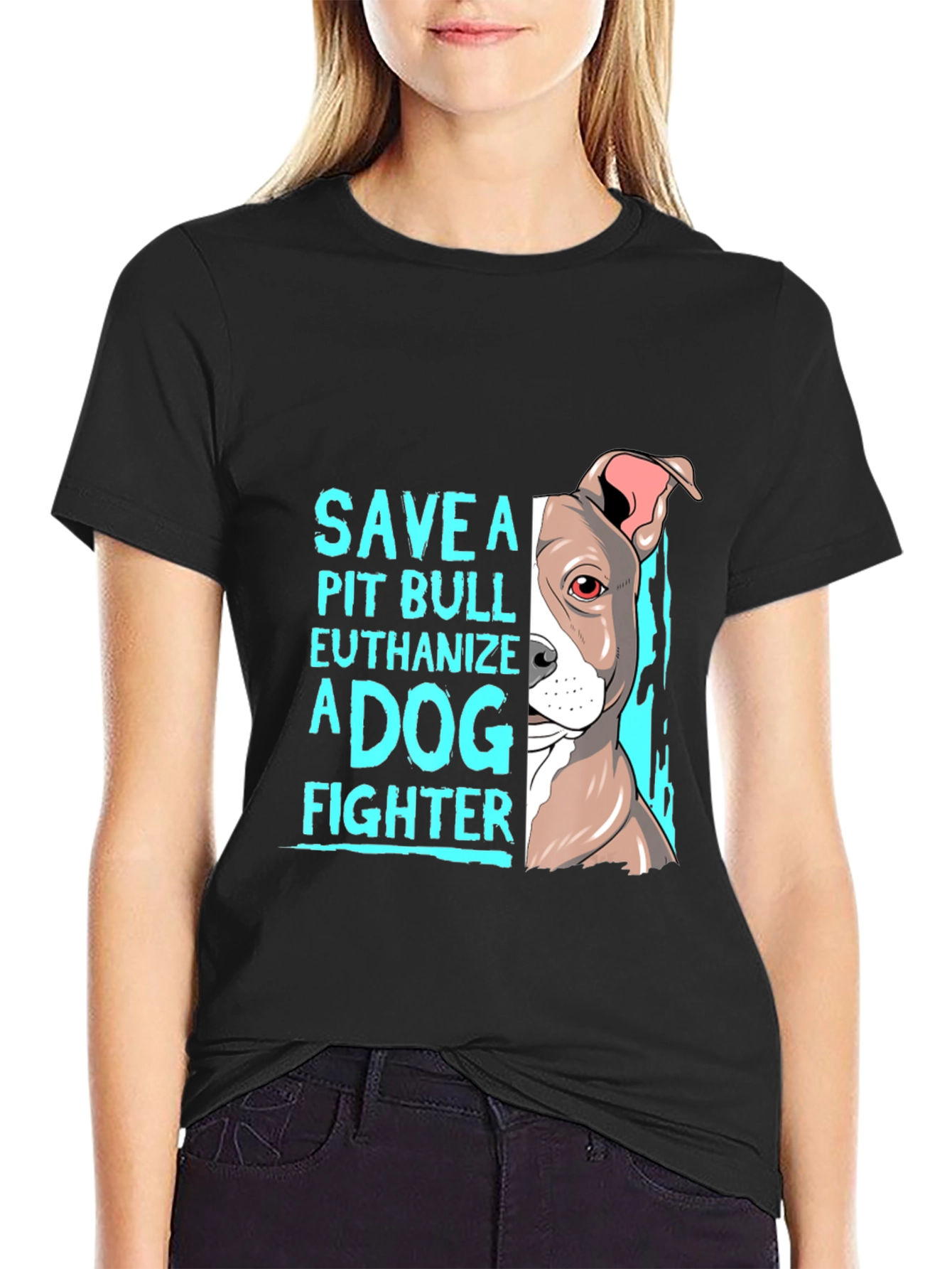 Save a Pit Bull T-Shirt Dog Lover Tee
