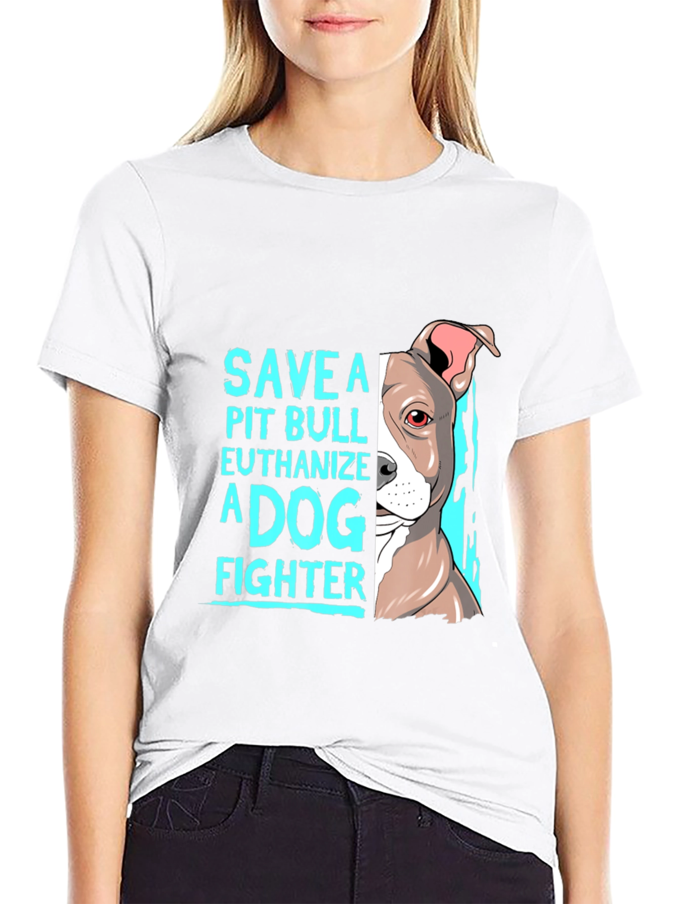 Save a Pit Bull T-Shirt Dog Lover Tee