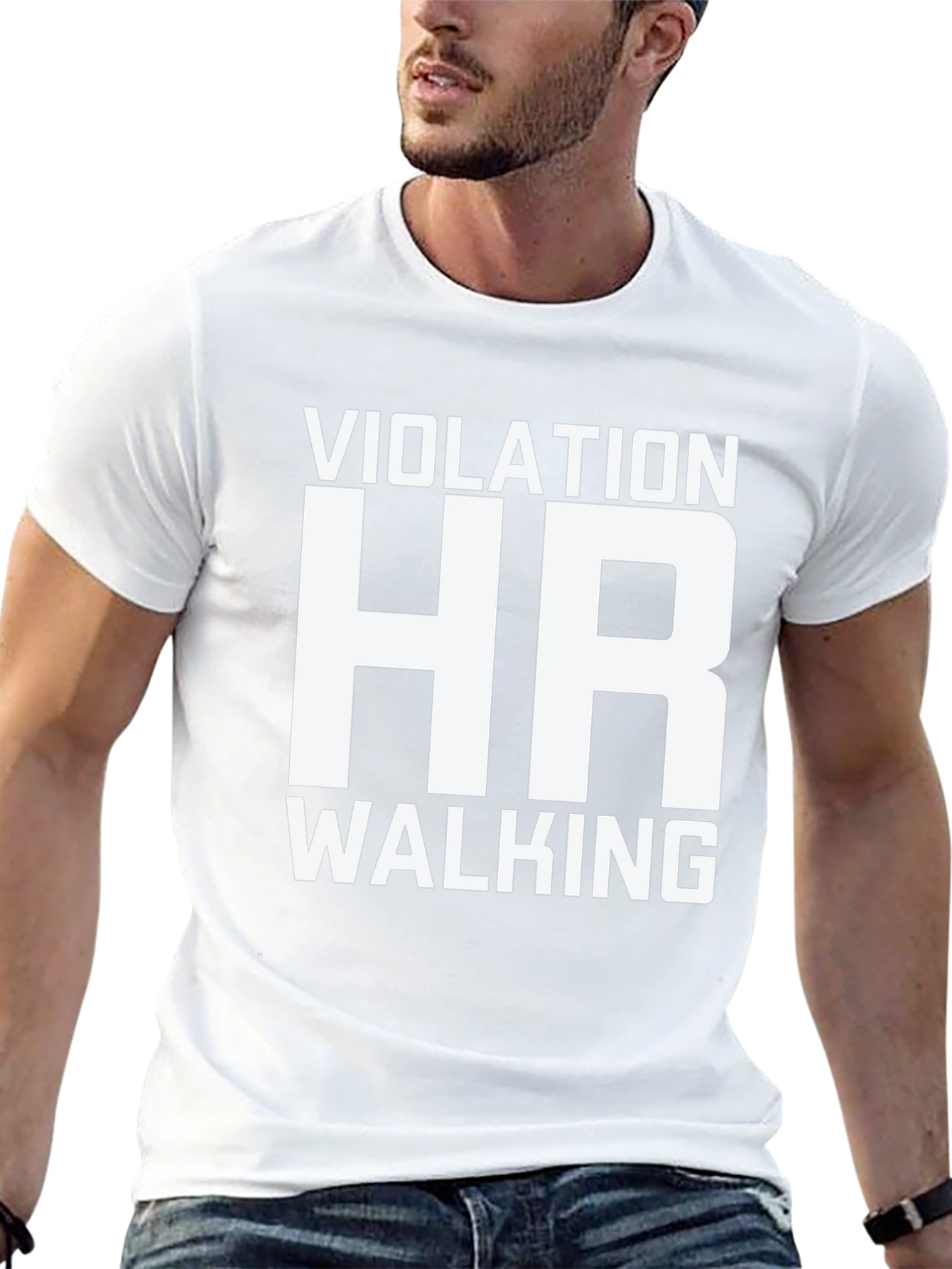 HR Violation Walking Humor T-Shirt