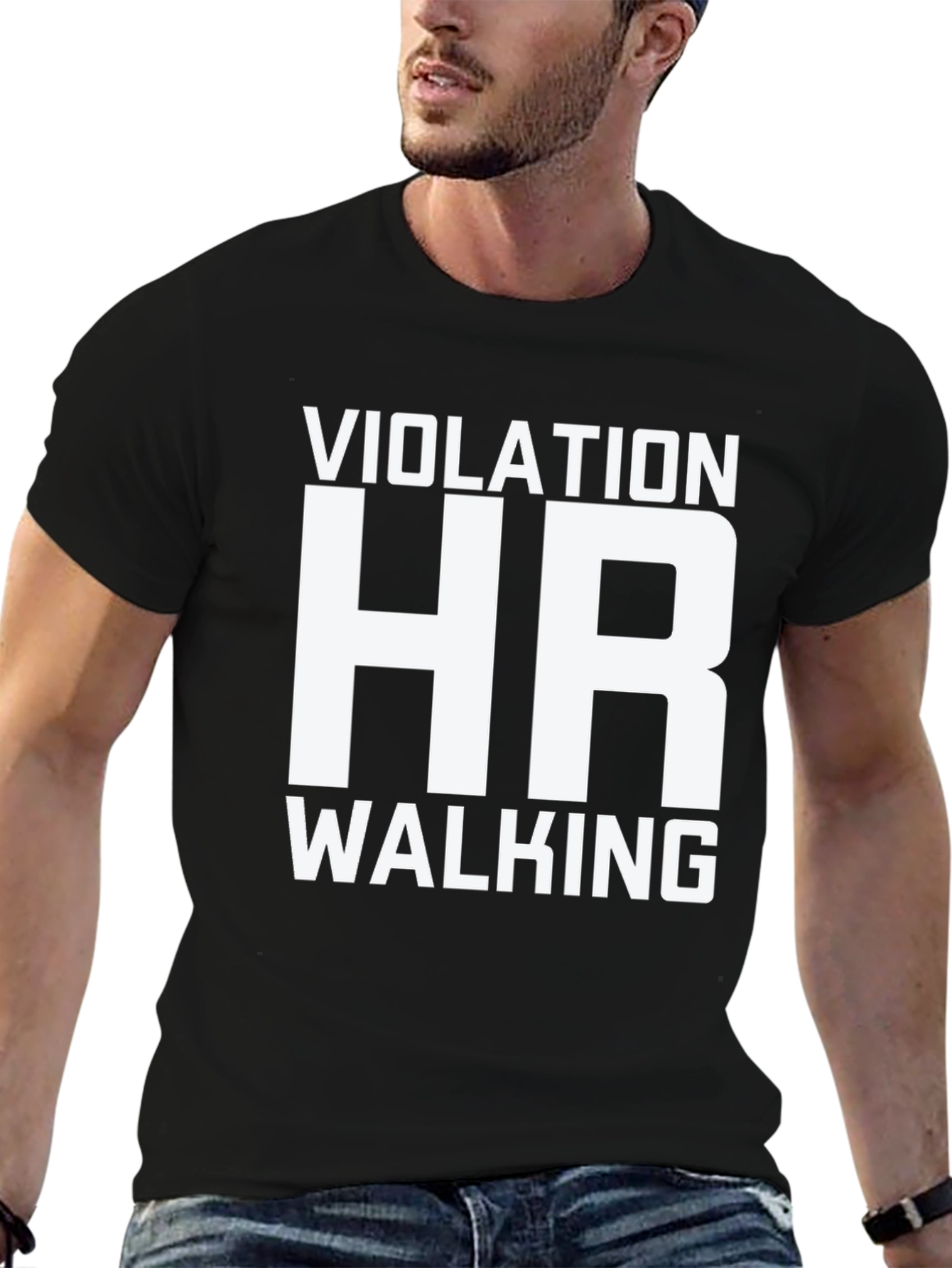 HR Violation Walking Humor T-Shirt