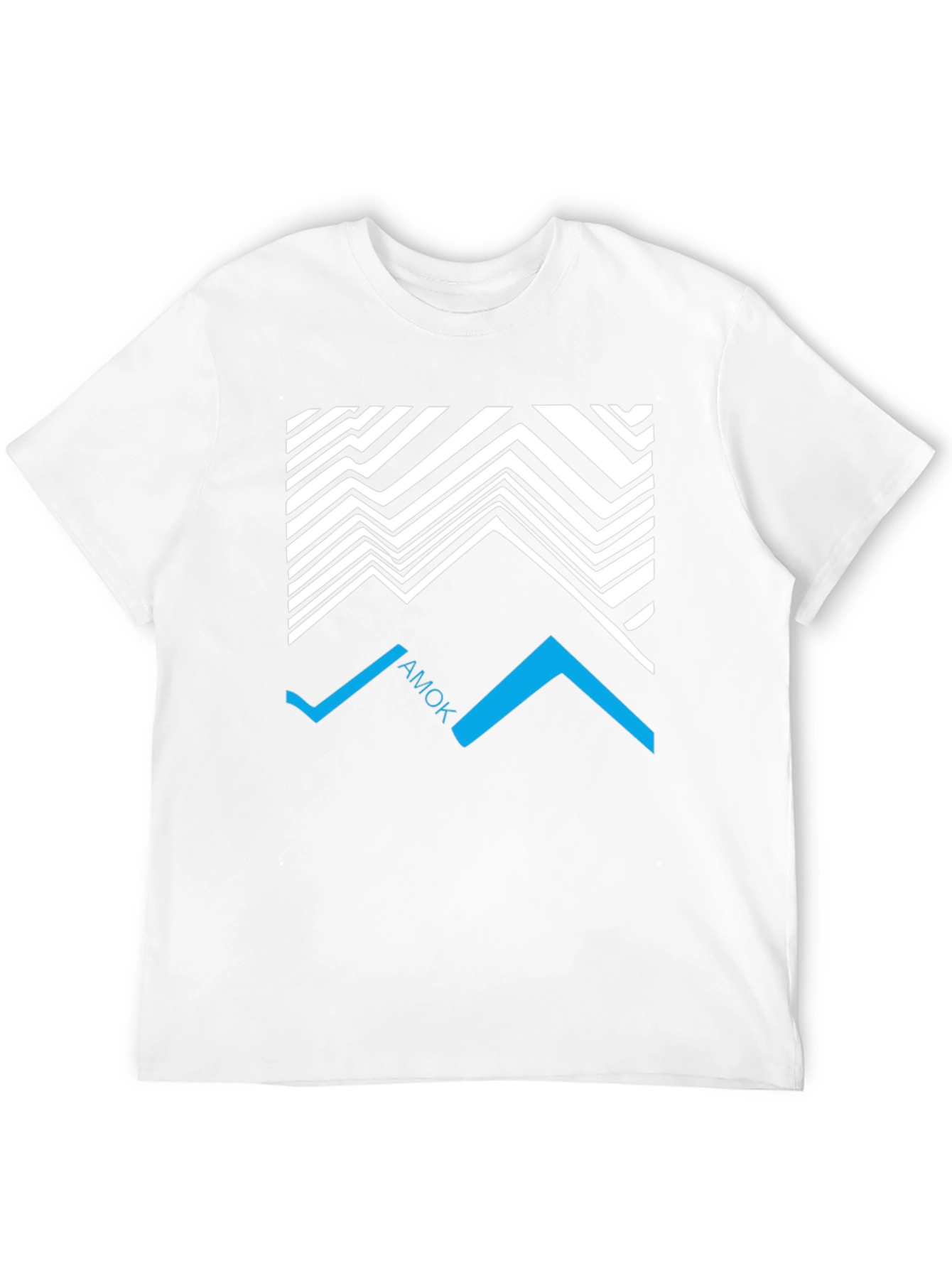 Abstract Graphic Tee - Black