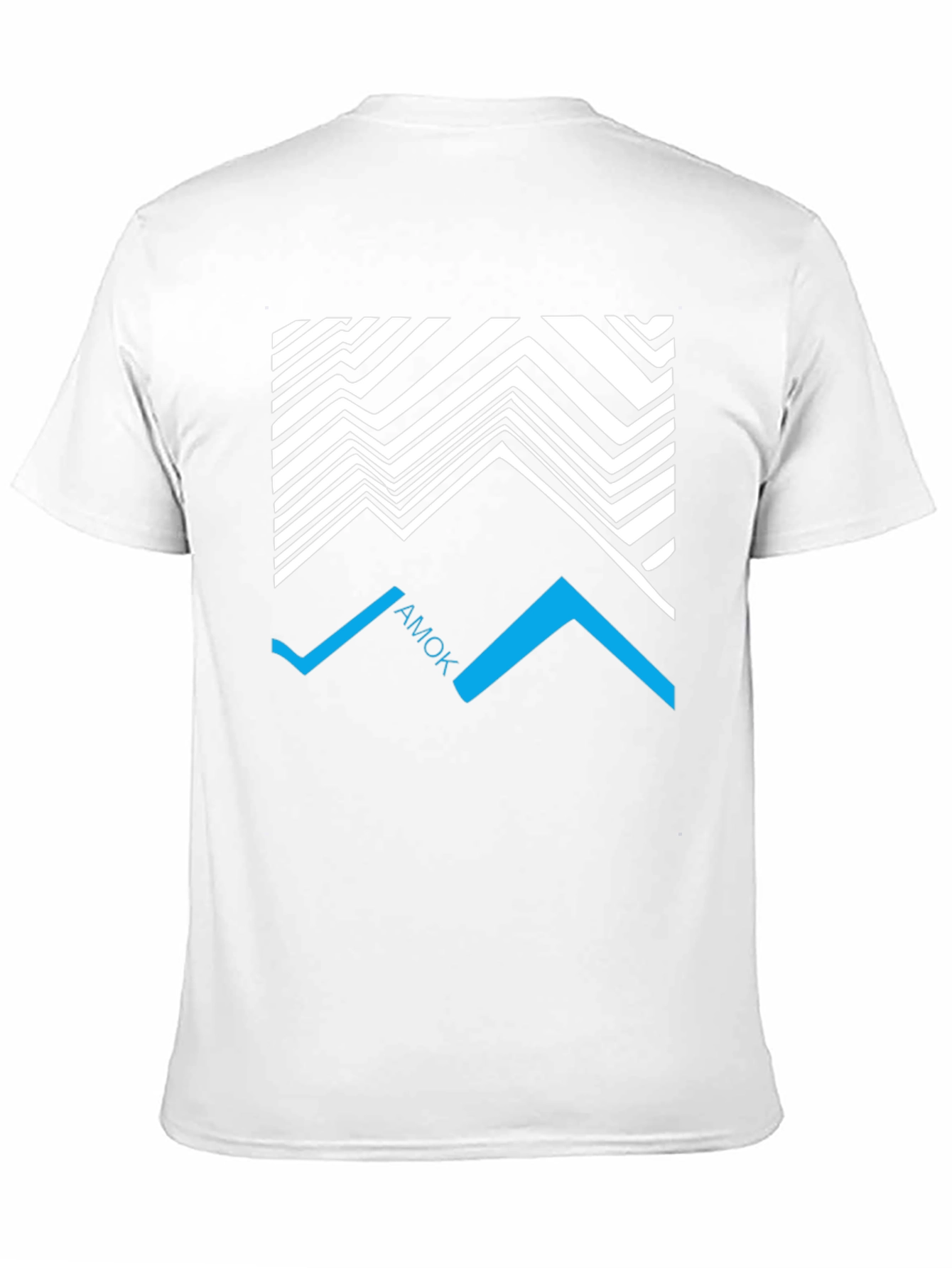 Abstract Graphic Tee - Black