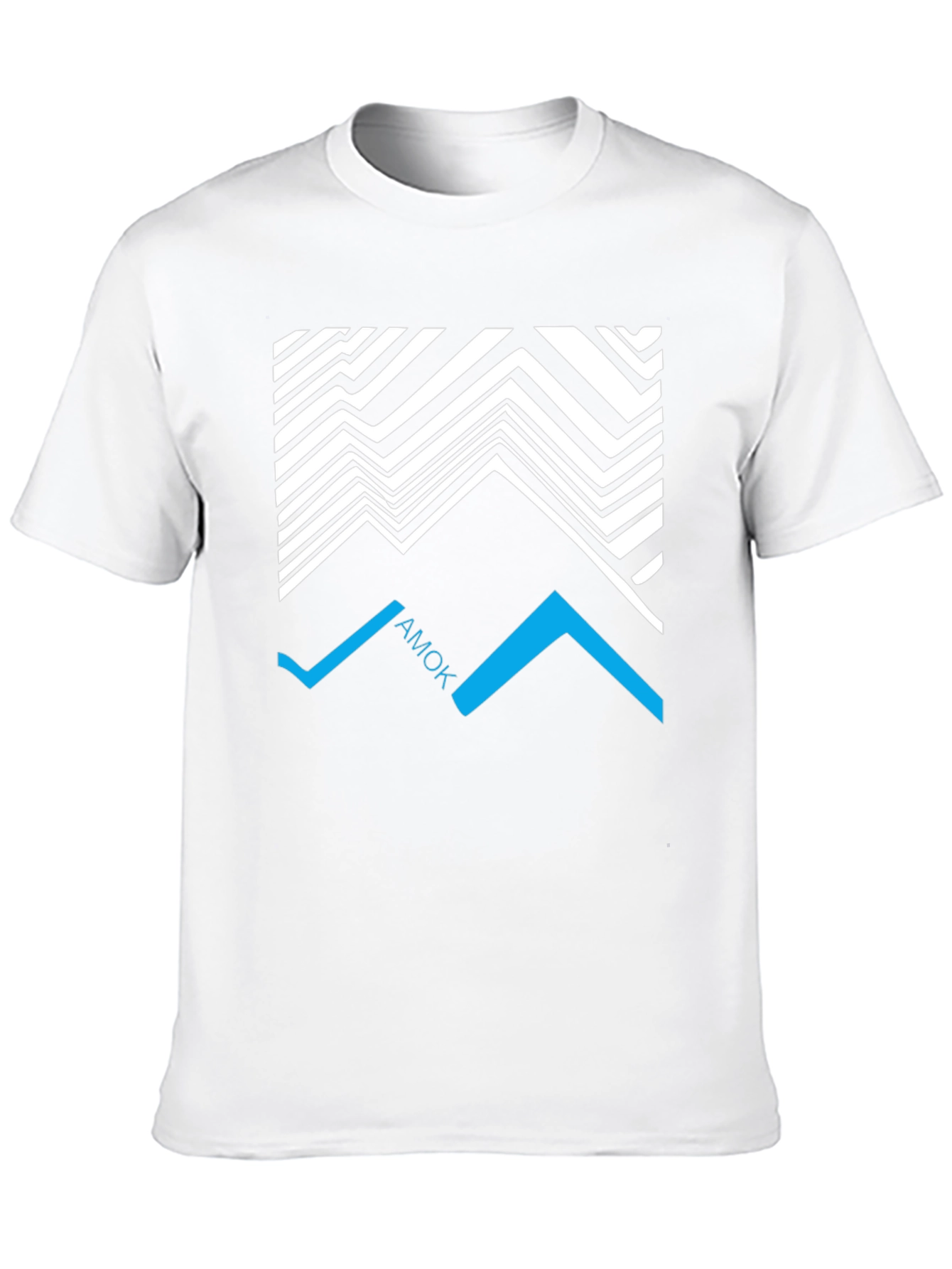 Abstract Graphic Tee - Black