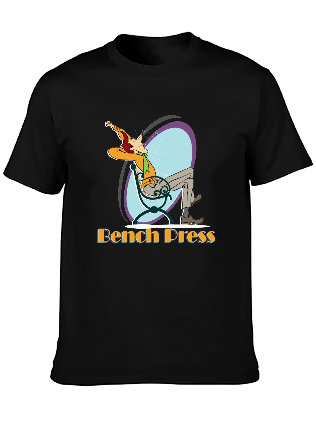 Bench Press Relaxed Graphic T-Shirt