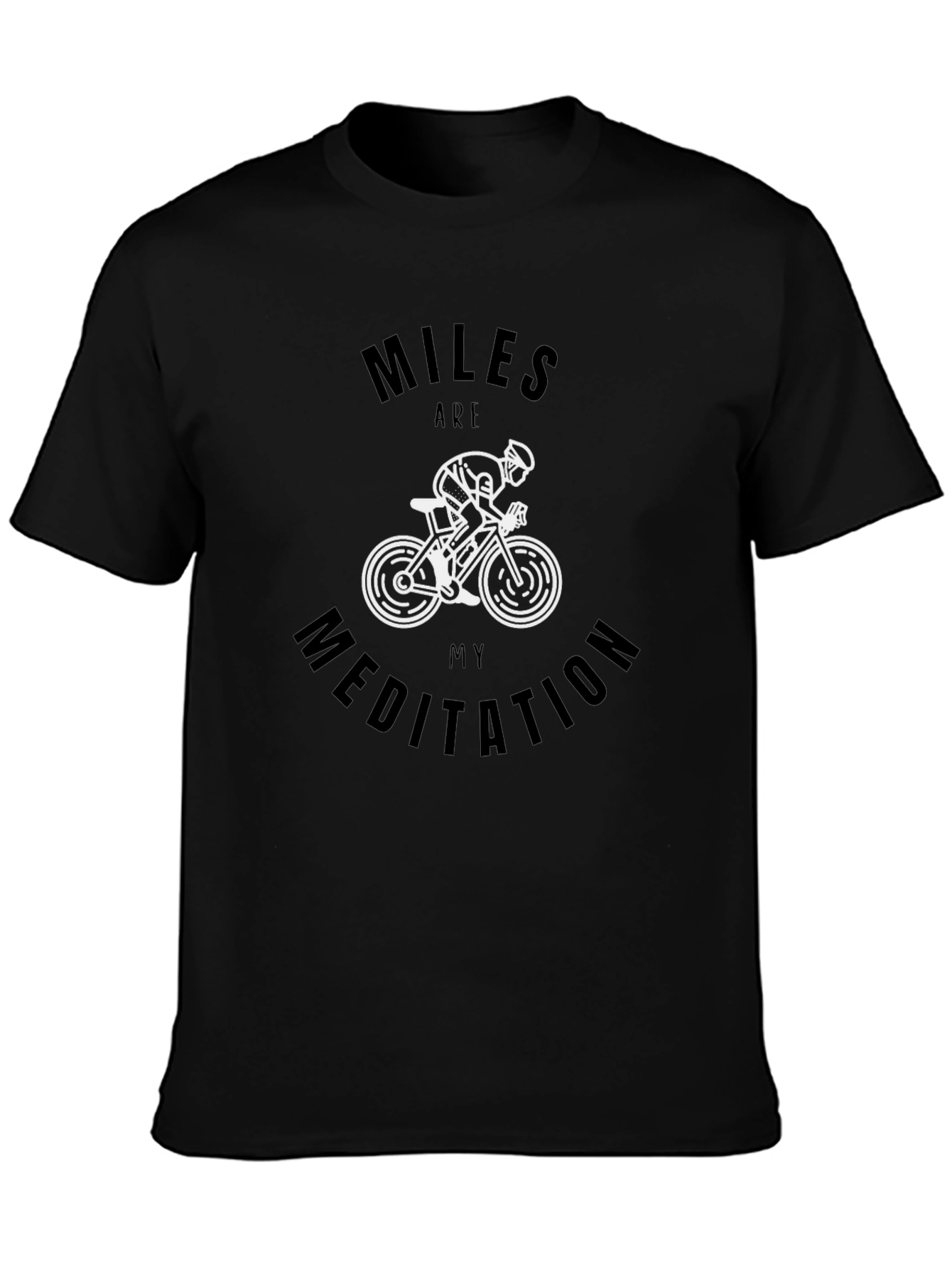 Miles are My Meditation Cycling T-Shirt