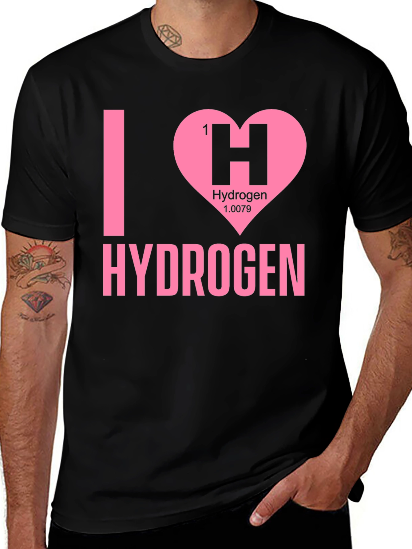 I Heart Hydrogen Science T-Shirt