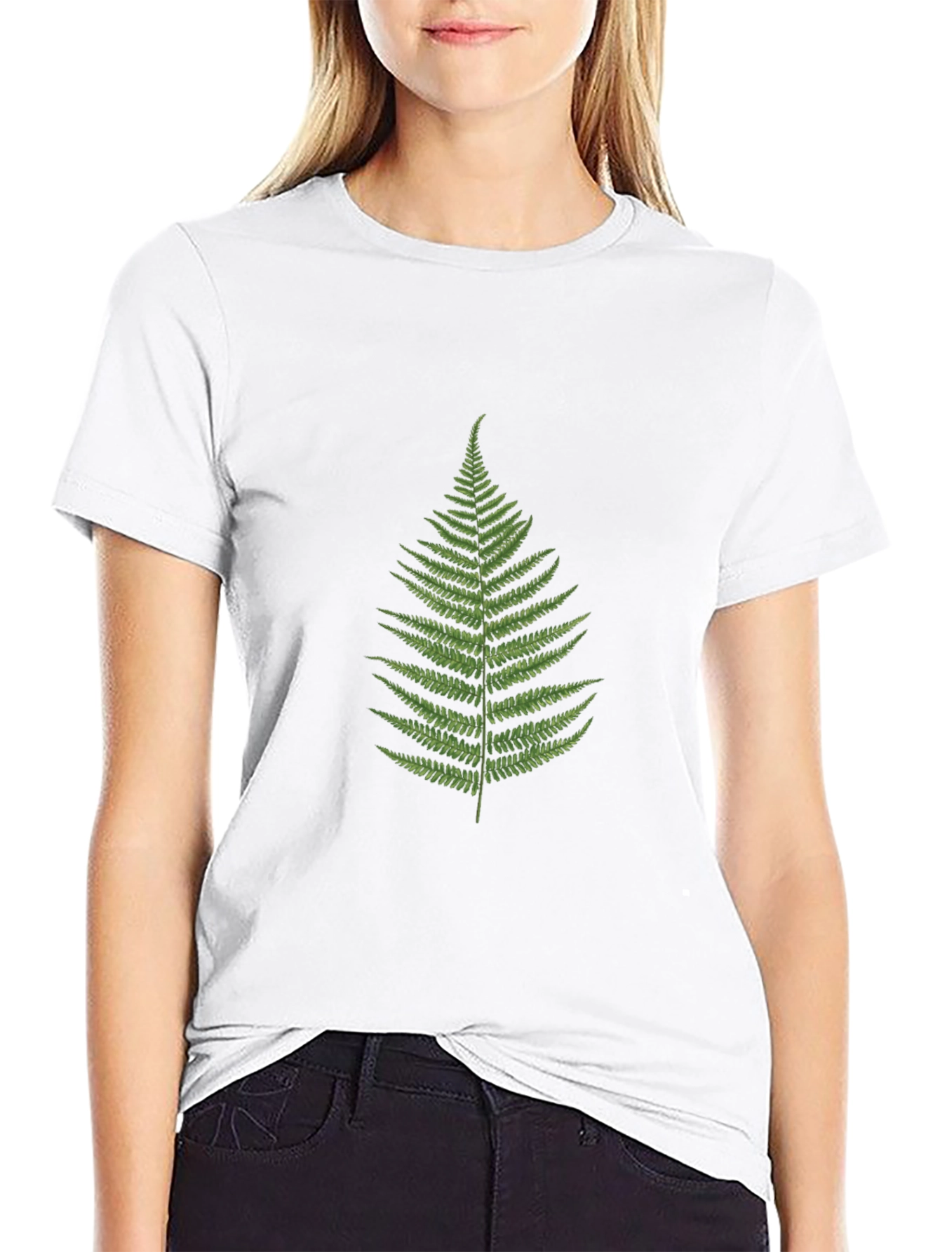 Fern Graphic Black T-Shirt