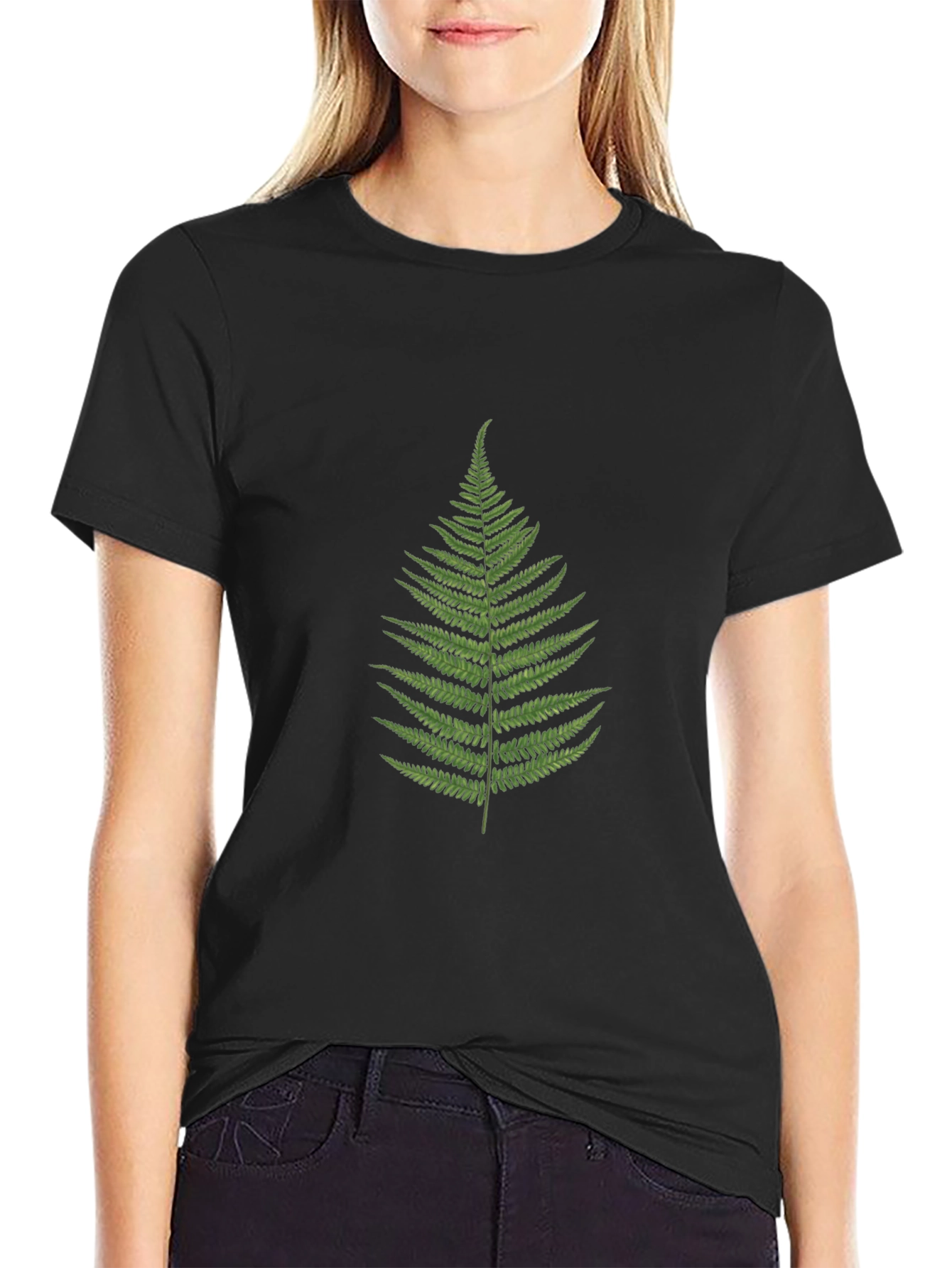 Fern Graphic Black T-Shirt