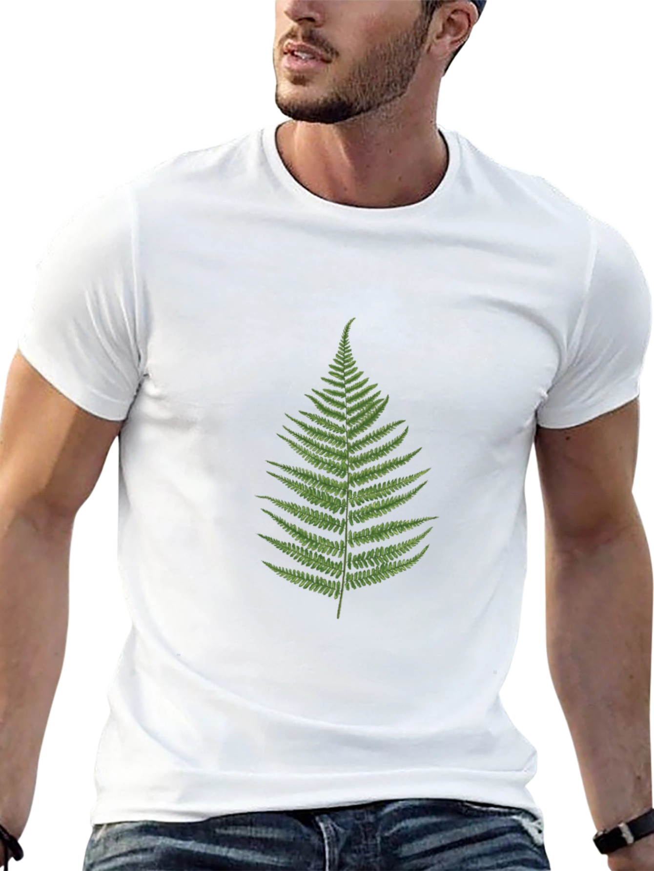Fern Graphic Black T-Shirt