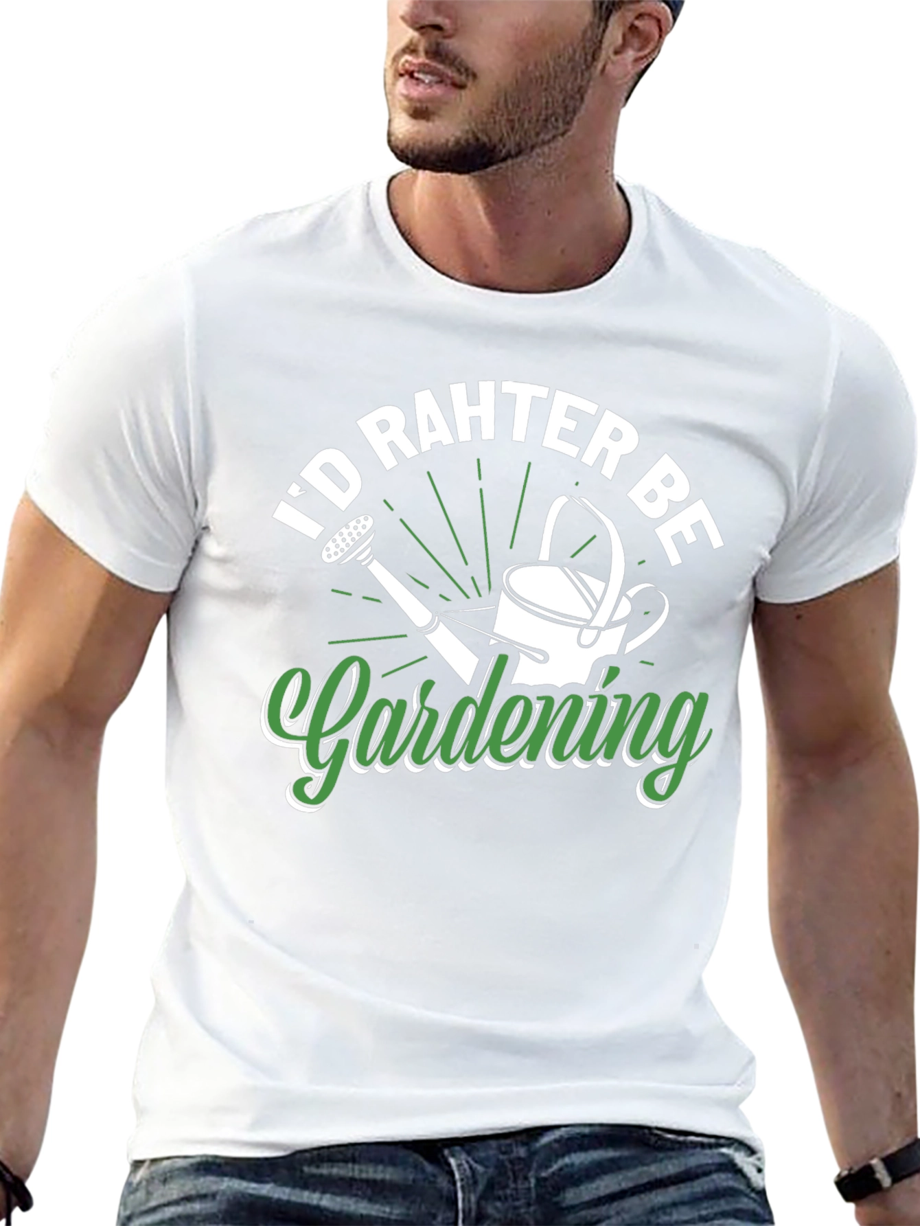 Gardening T-Shirt - Id Rather Be Gardening Tee